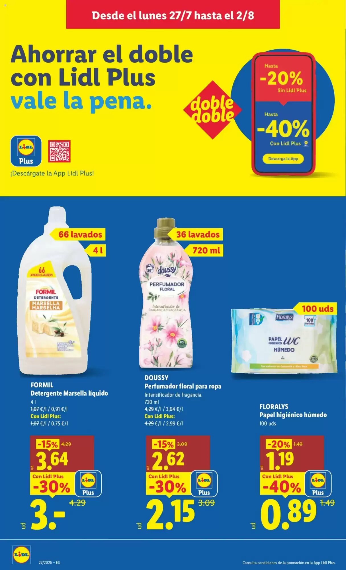 Folleto promocional de Lidl válido desde el 27/07/2026 - Página 10.