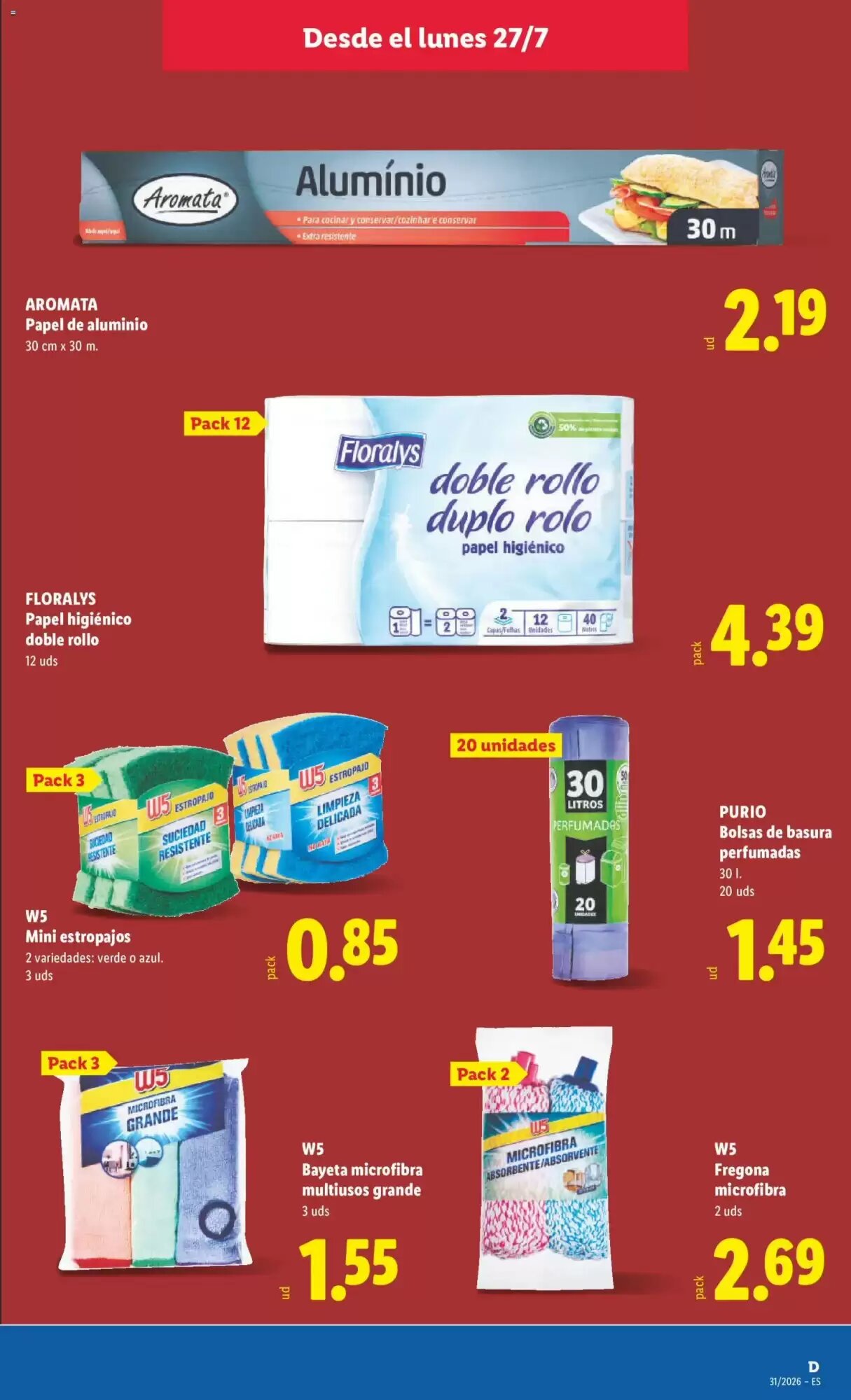Folleto promocional de Lidl válido desde el 27/07/2026 - Página 15.