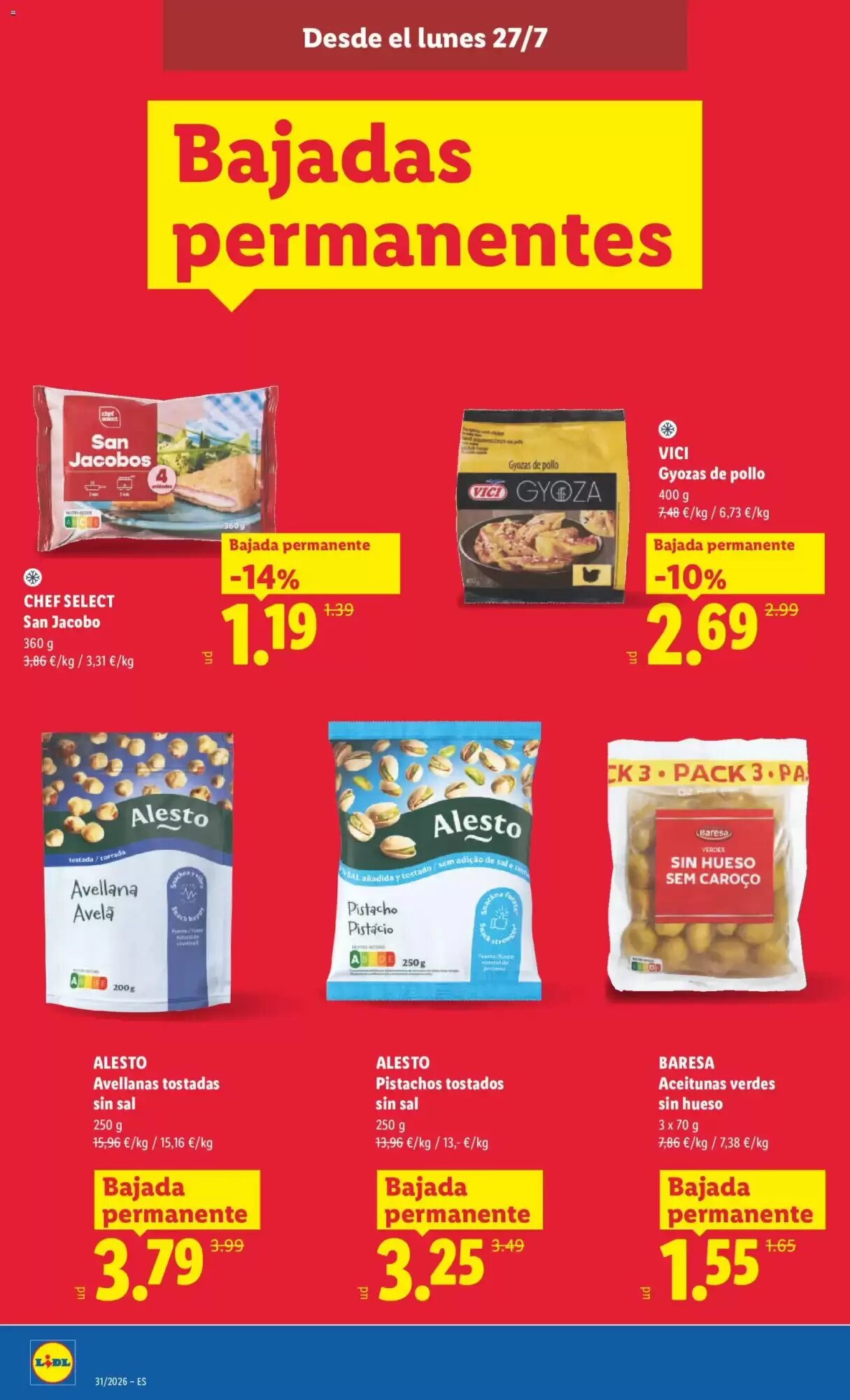 Folleto promocional de Lidl válido desde el 27/07/2026 - Página 16.