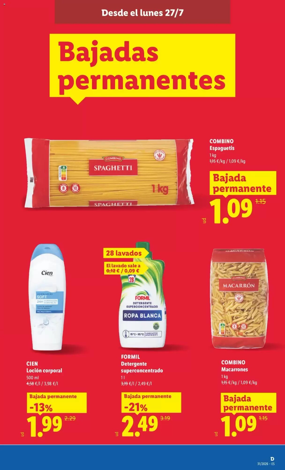 Folleto promocional de Lidl válido desde el 27/07/2026 - Página 17.