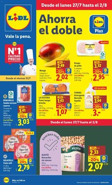 Folleto promocional de Lidl válido desde el 27/07/2026