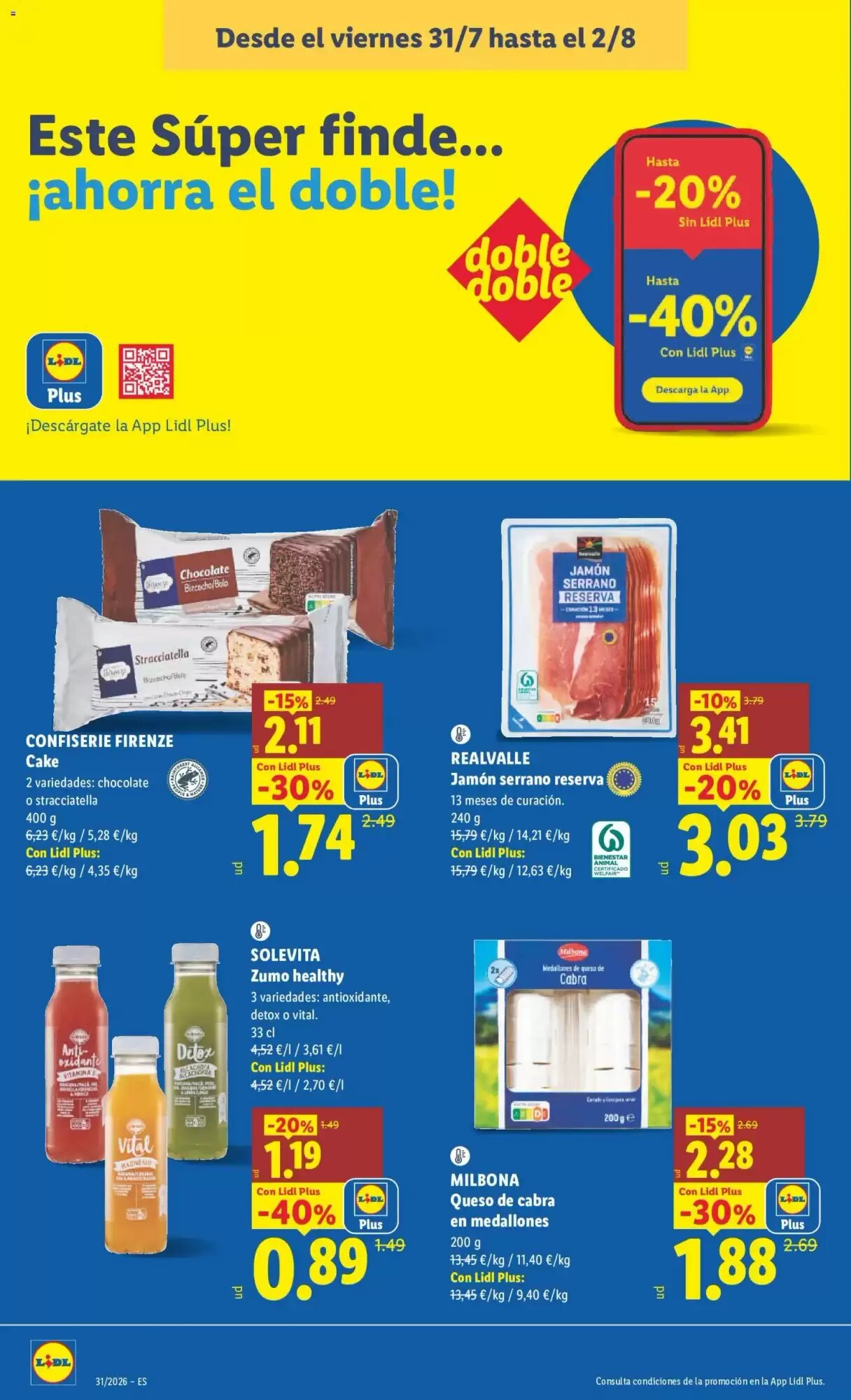 Folleto promocional de Lidl válido desde el 27/07/2026 - Página 20.