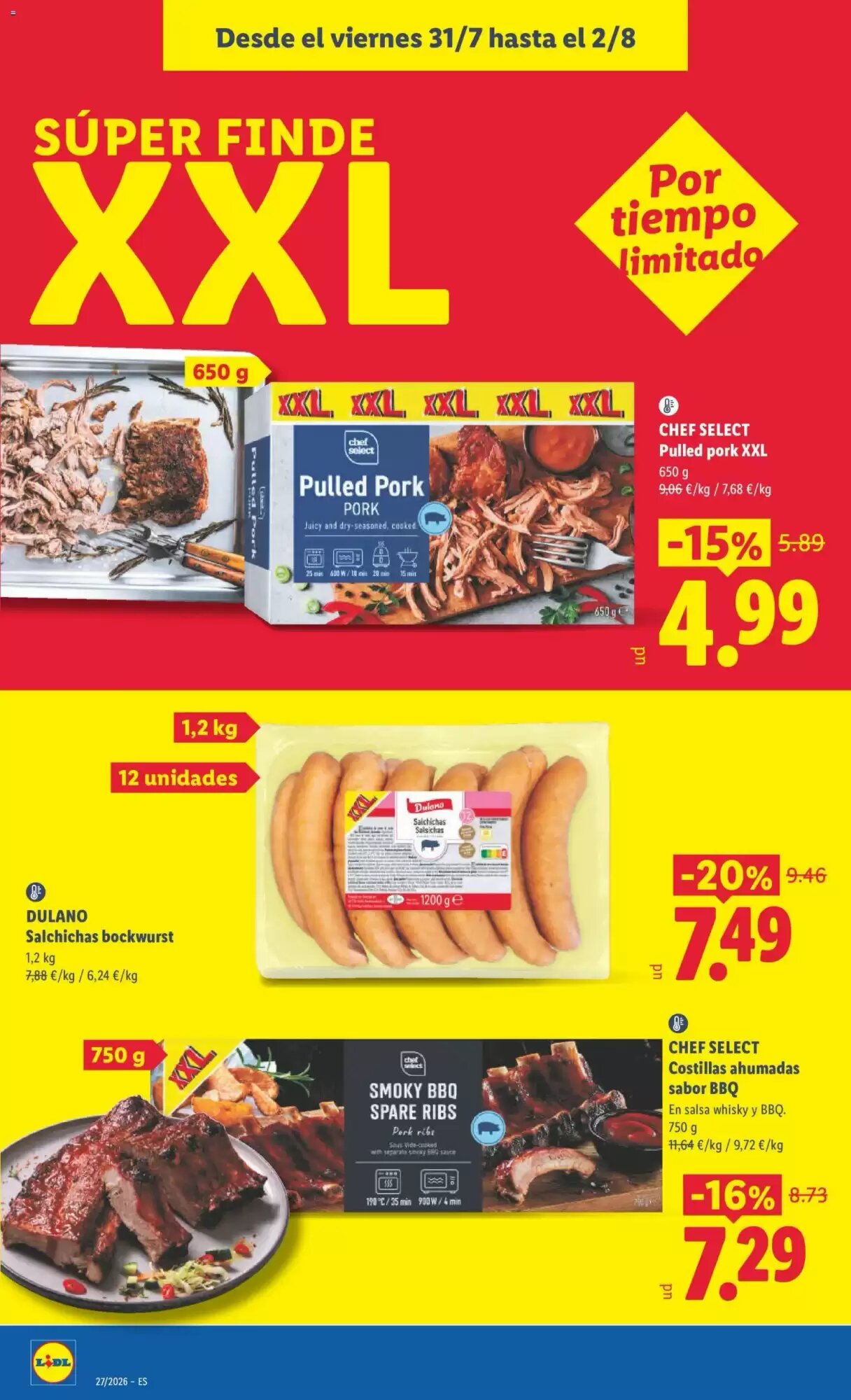 Folleto promocional de Lidl válido desde el 27/07/2026 - Página 22.