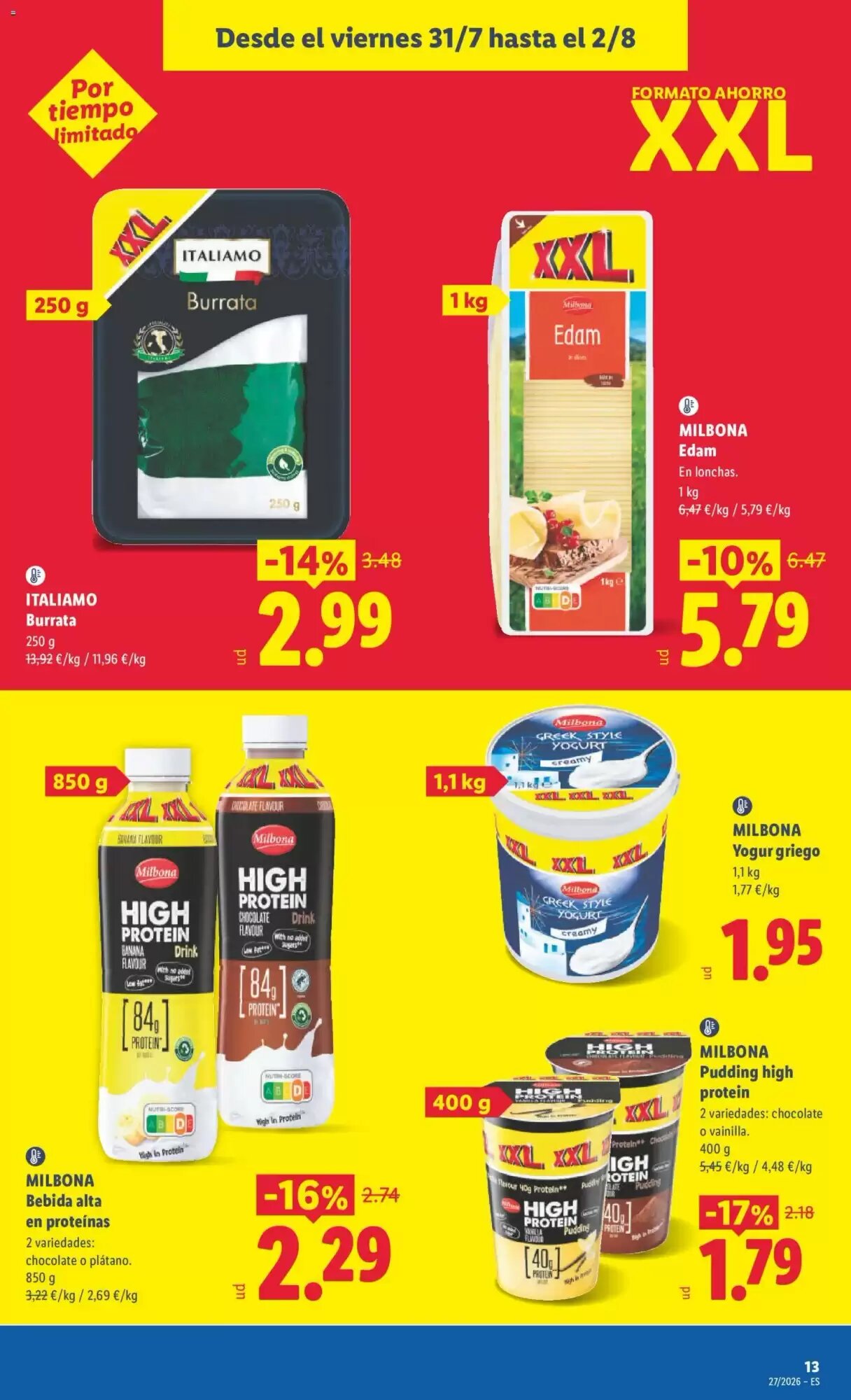 Folleto promocional de Lidl válido desde el 27/07/2026 - Página 23.