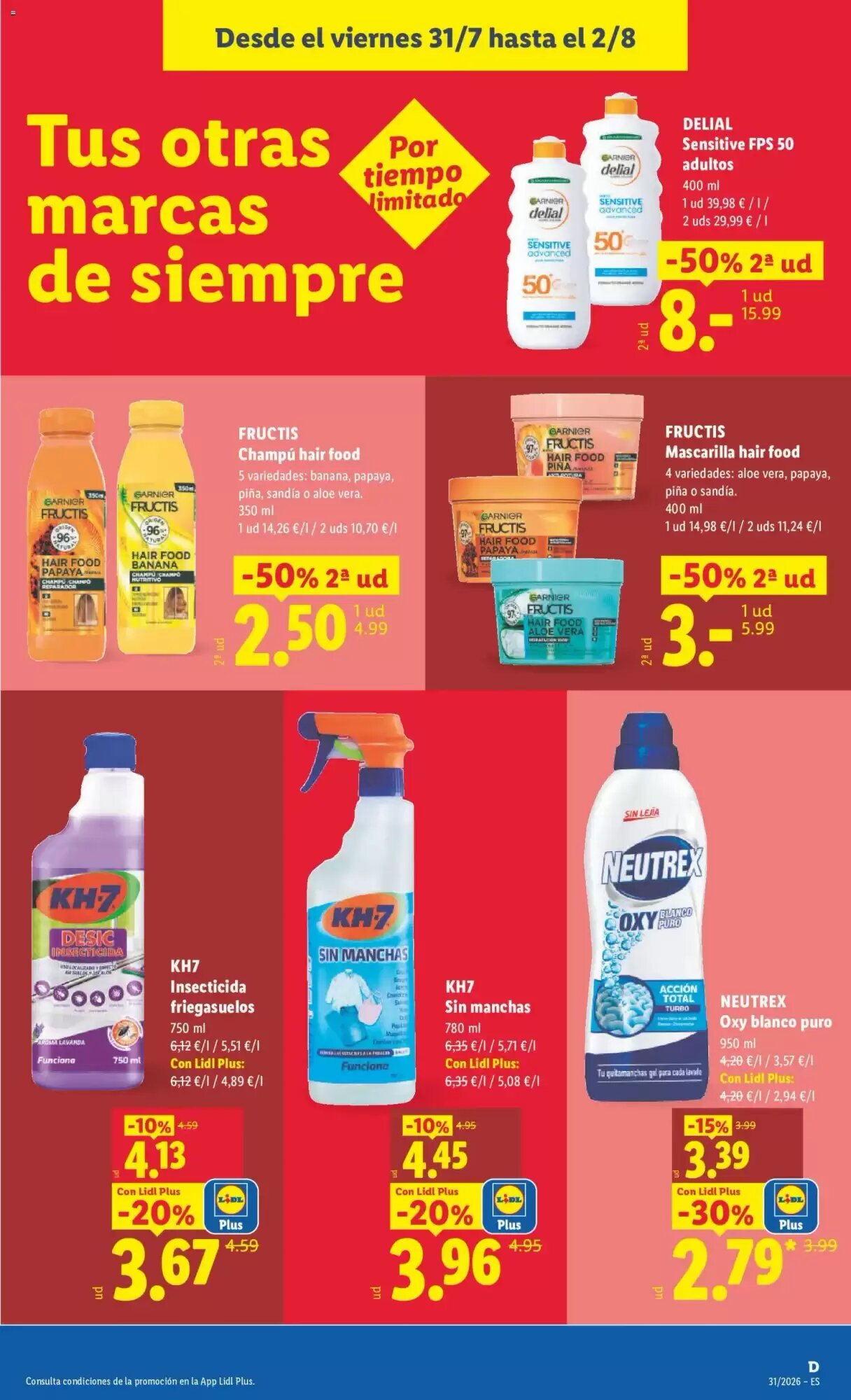 Folleto promocional de Lidl válido desde el 27/07/2026 - Página 27.