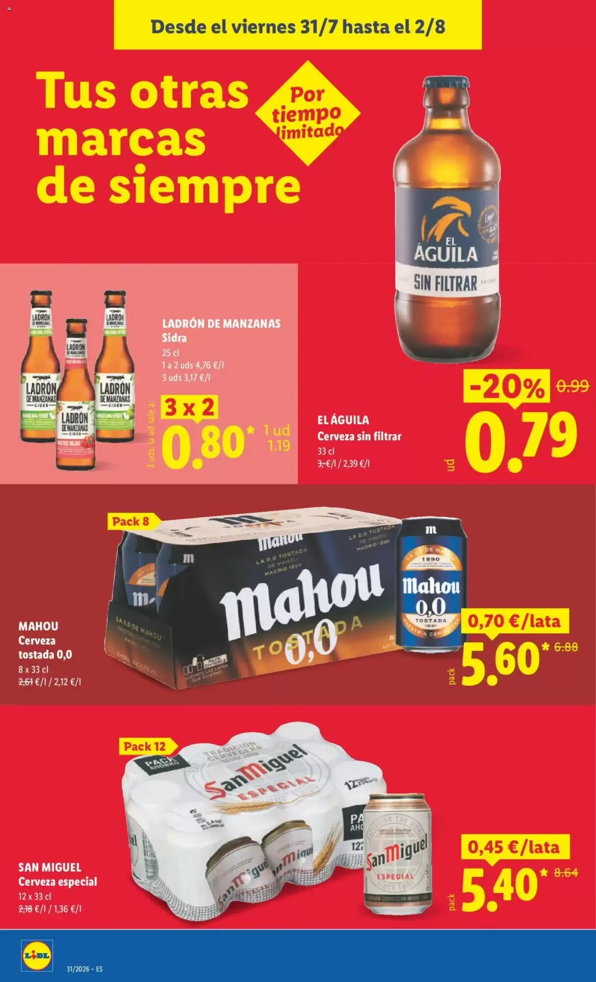 Folleto promocional de Lidl válido desde el 27/07/2026 - Página 28.