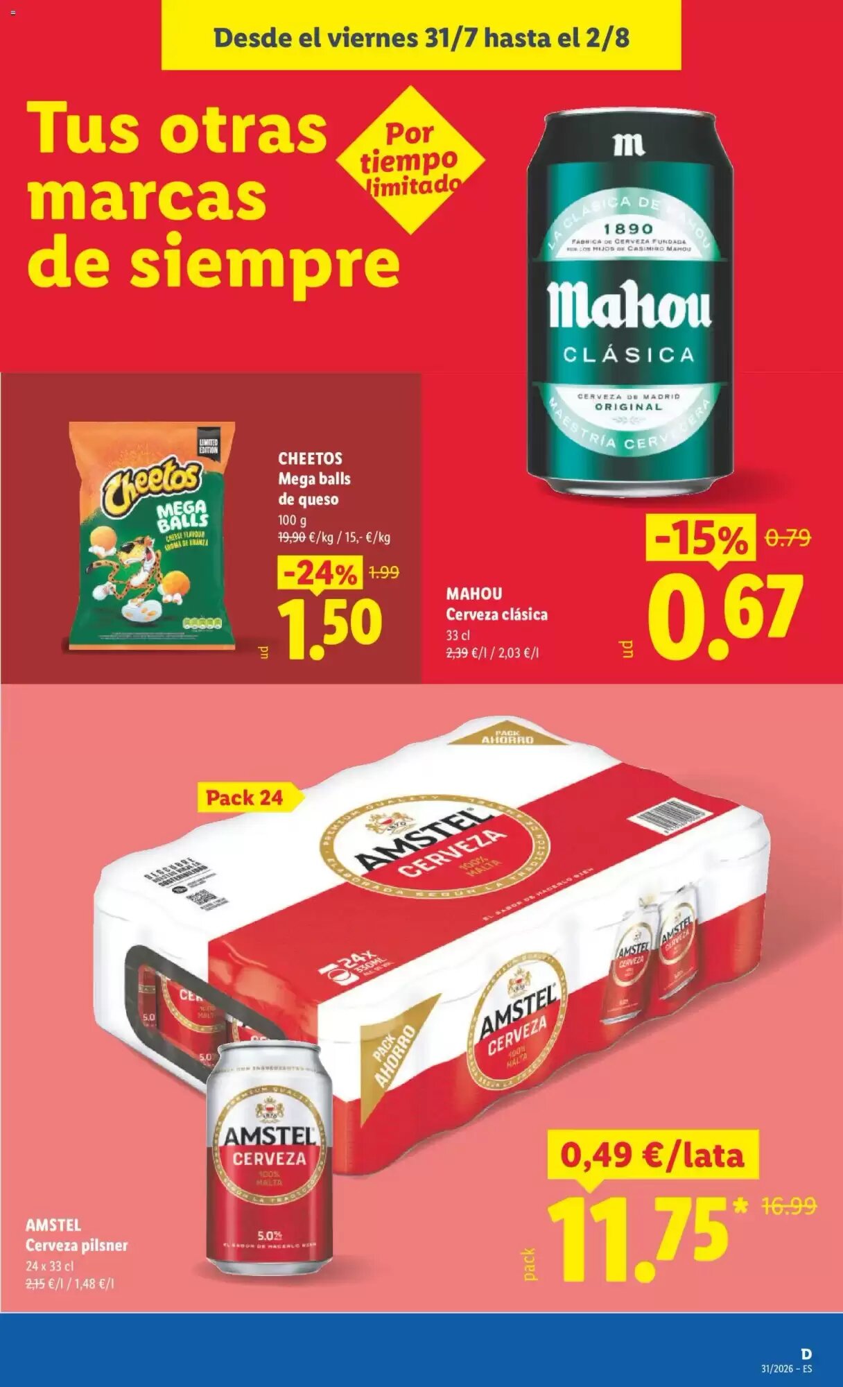 Folleto promocional de Lidl válido desde el 27/07/2026 - Página 29.