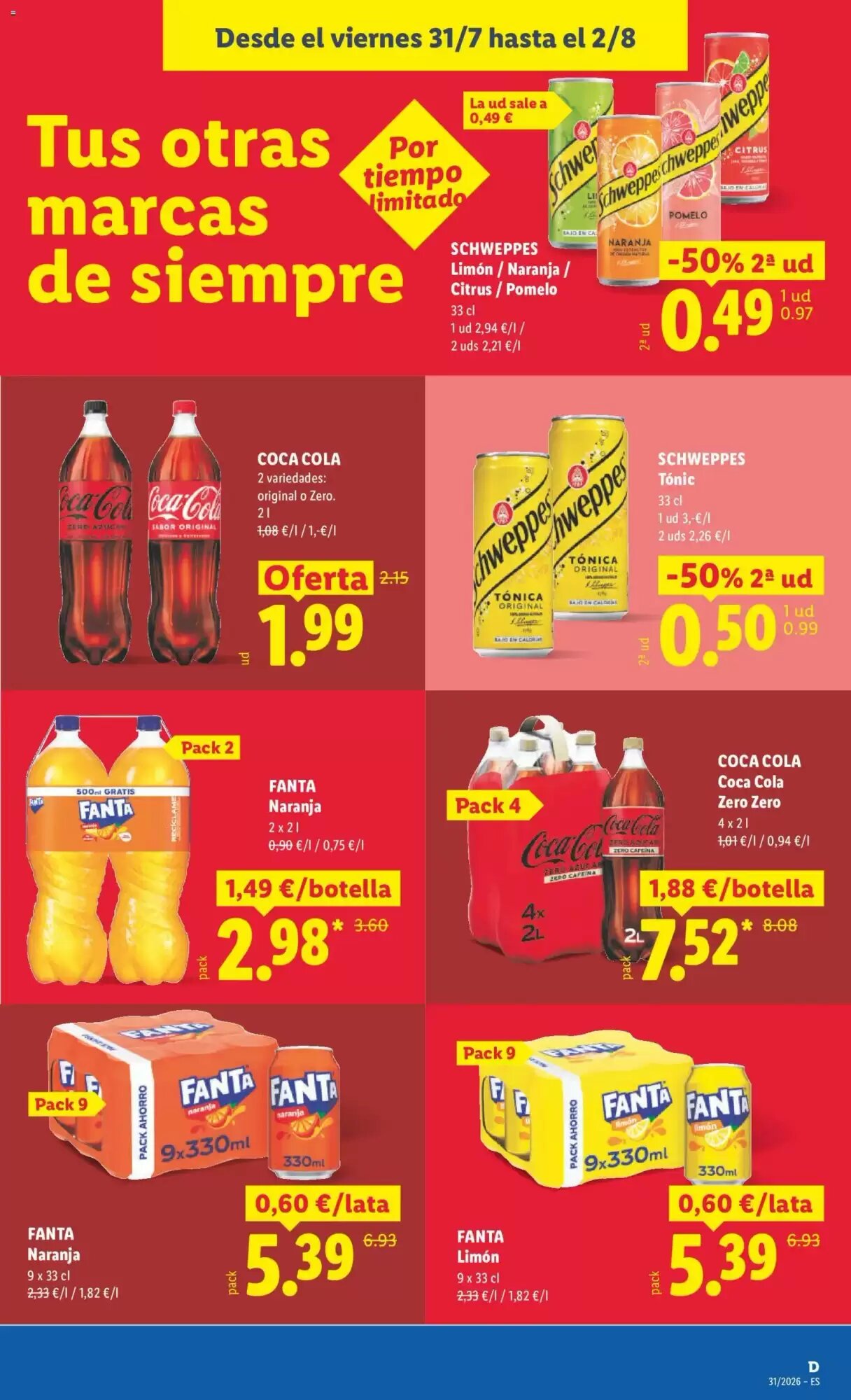 Folleto promocional de Lidl válido desde el 27/07/2026 - Página 31.