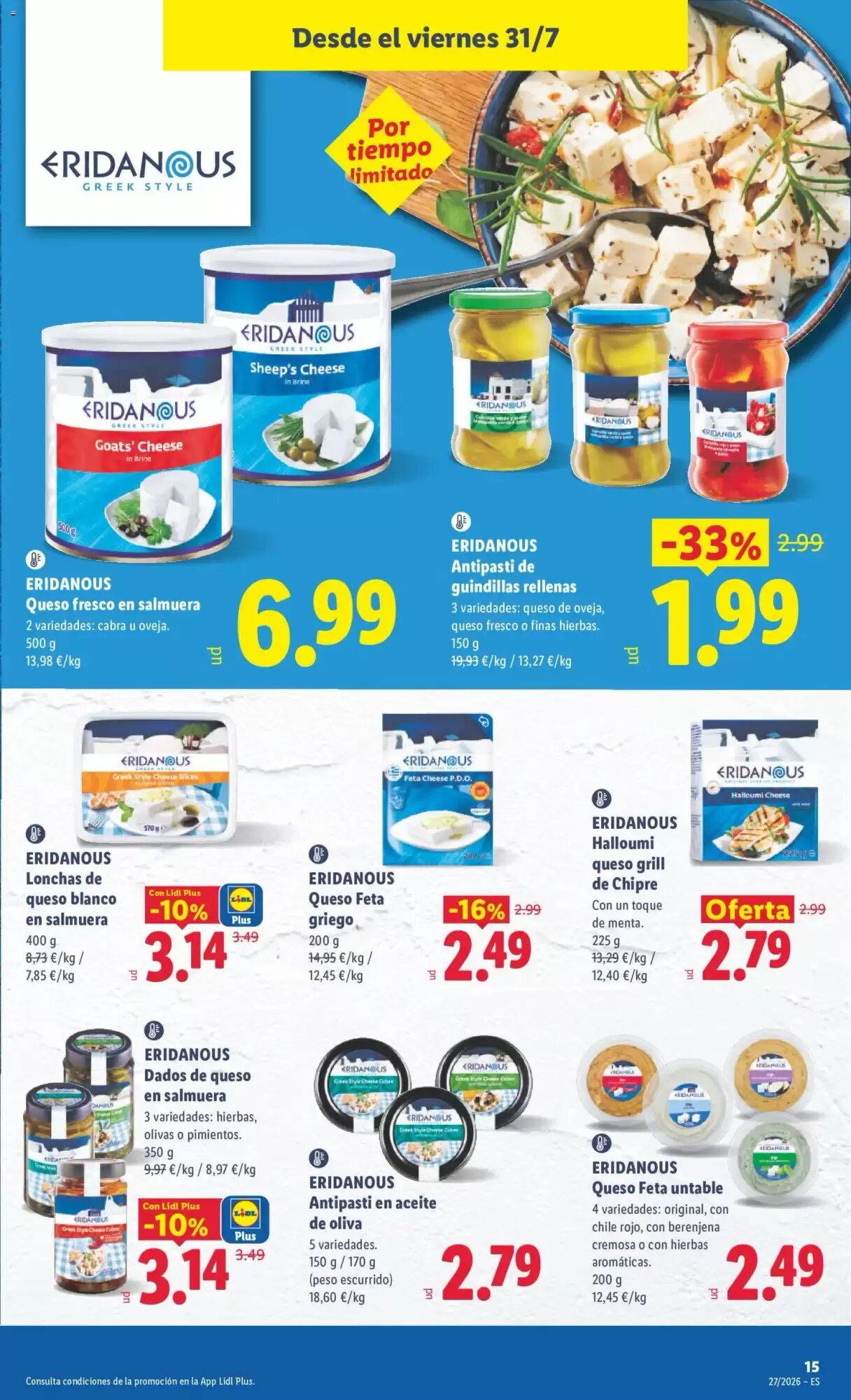 Folleto promocional de Lidl válido desde el 27/07/2026 - Página 37.