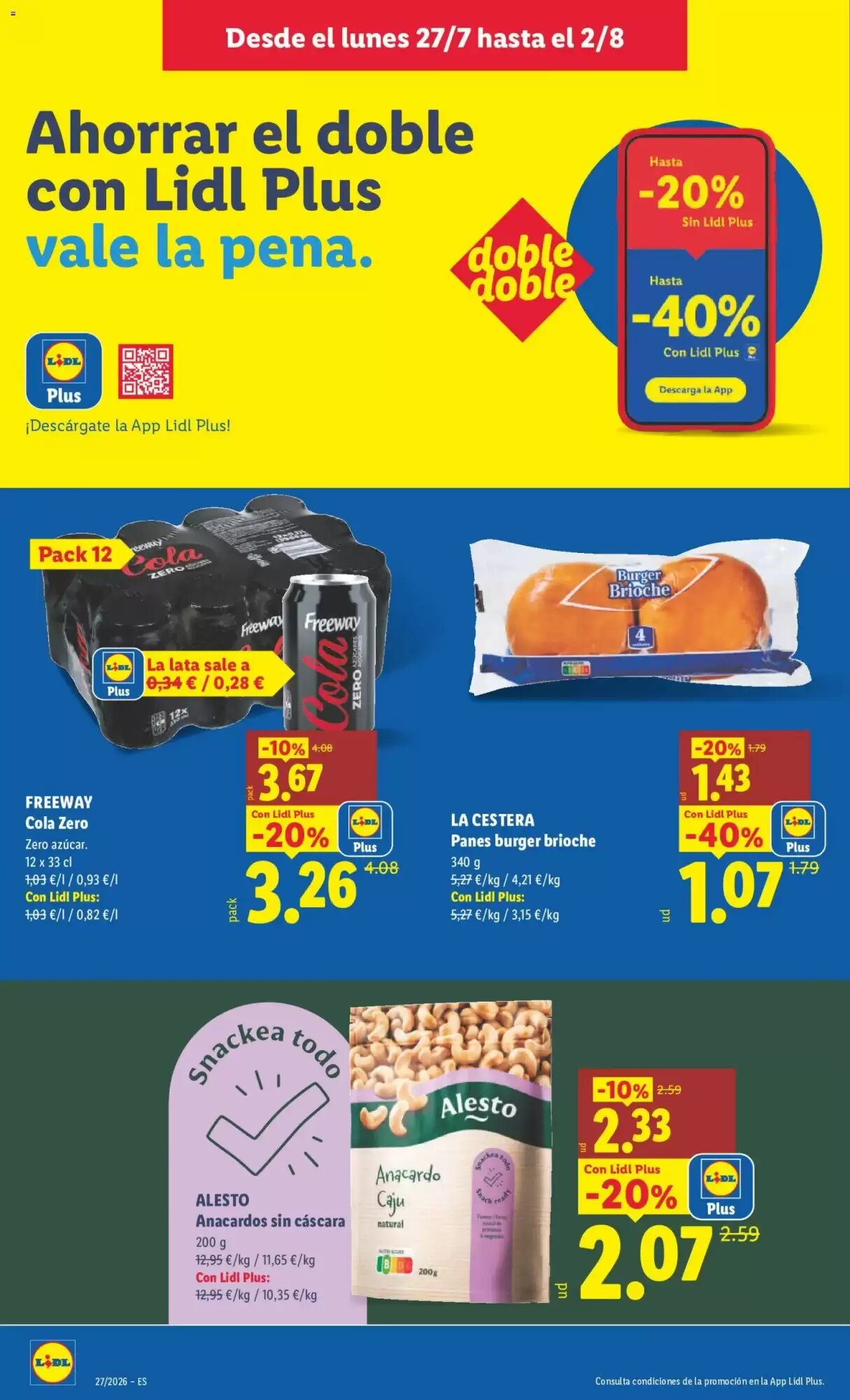 Folleto promocional de Lidl válido desde el 27/07/2026 - Página 6.