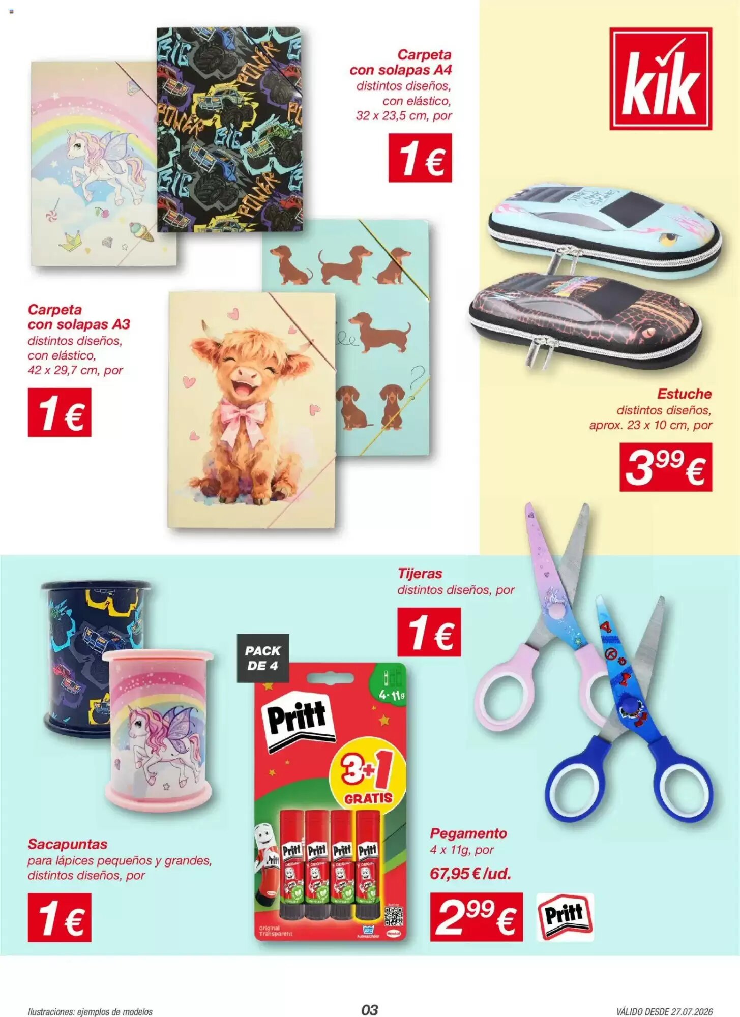 Folleto promocional de KIK válido desde el 27/07/2026 - Página 3.