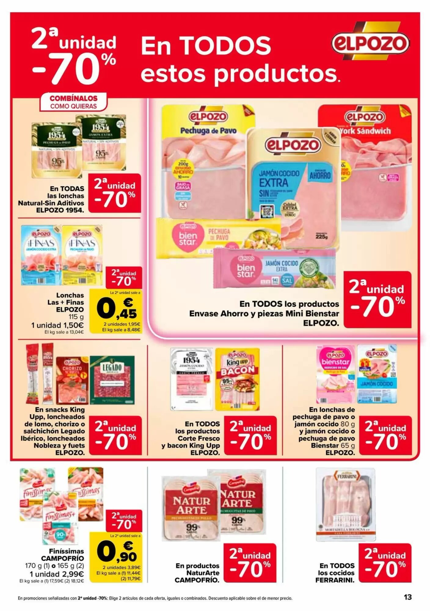 Folleto promocional de Carrefour válido desde el 28/07/2026 - Página 13.