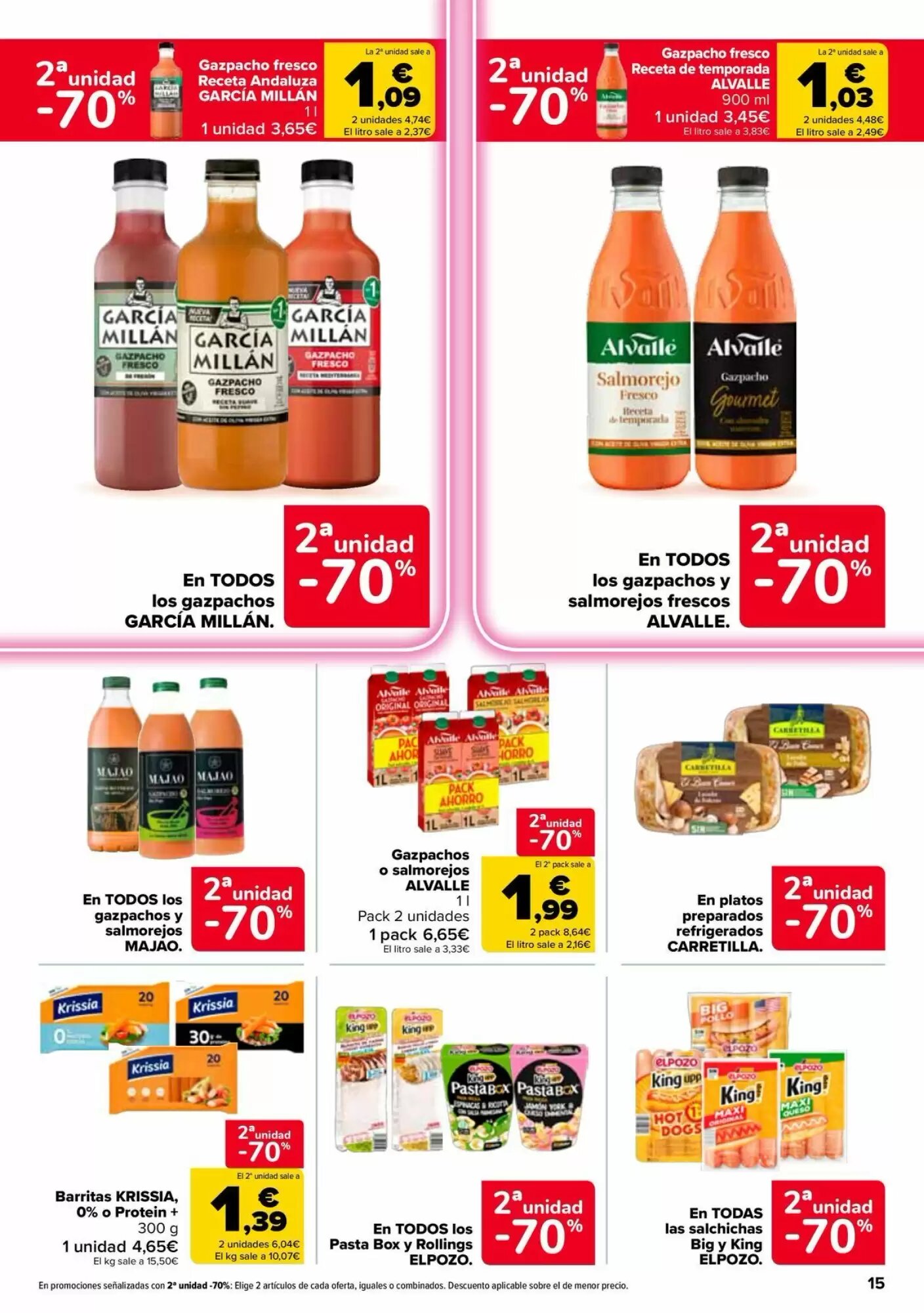 Folleto promocional de Carrefour válido desde el 28/07/2026 - Página 15.
