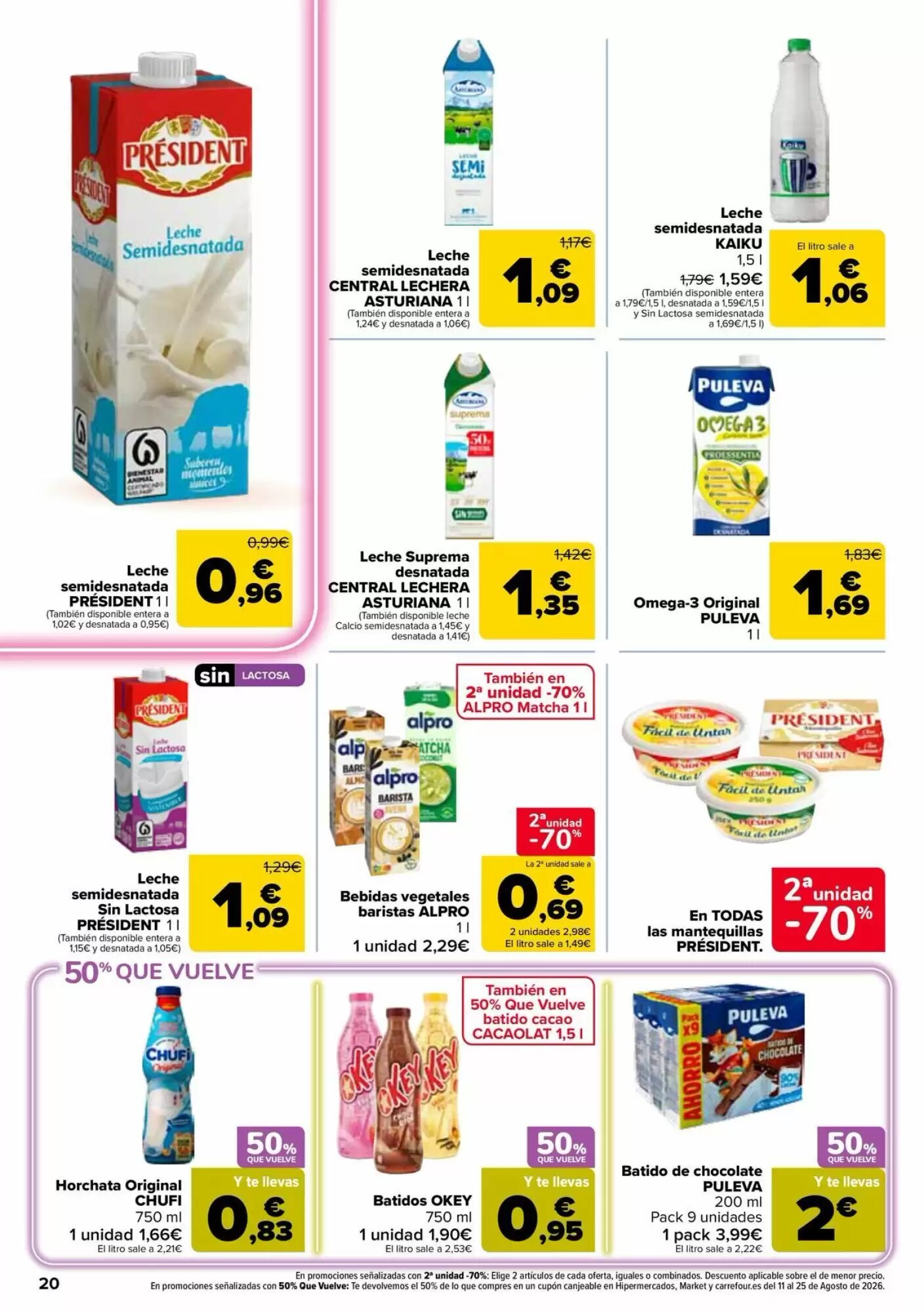 Folleto promocional de Carrefour válido desde el 28/07/2026 - Página 20.