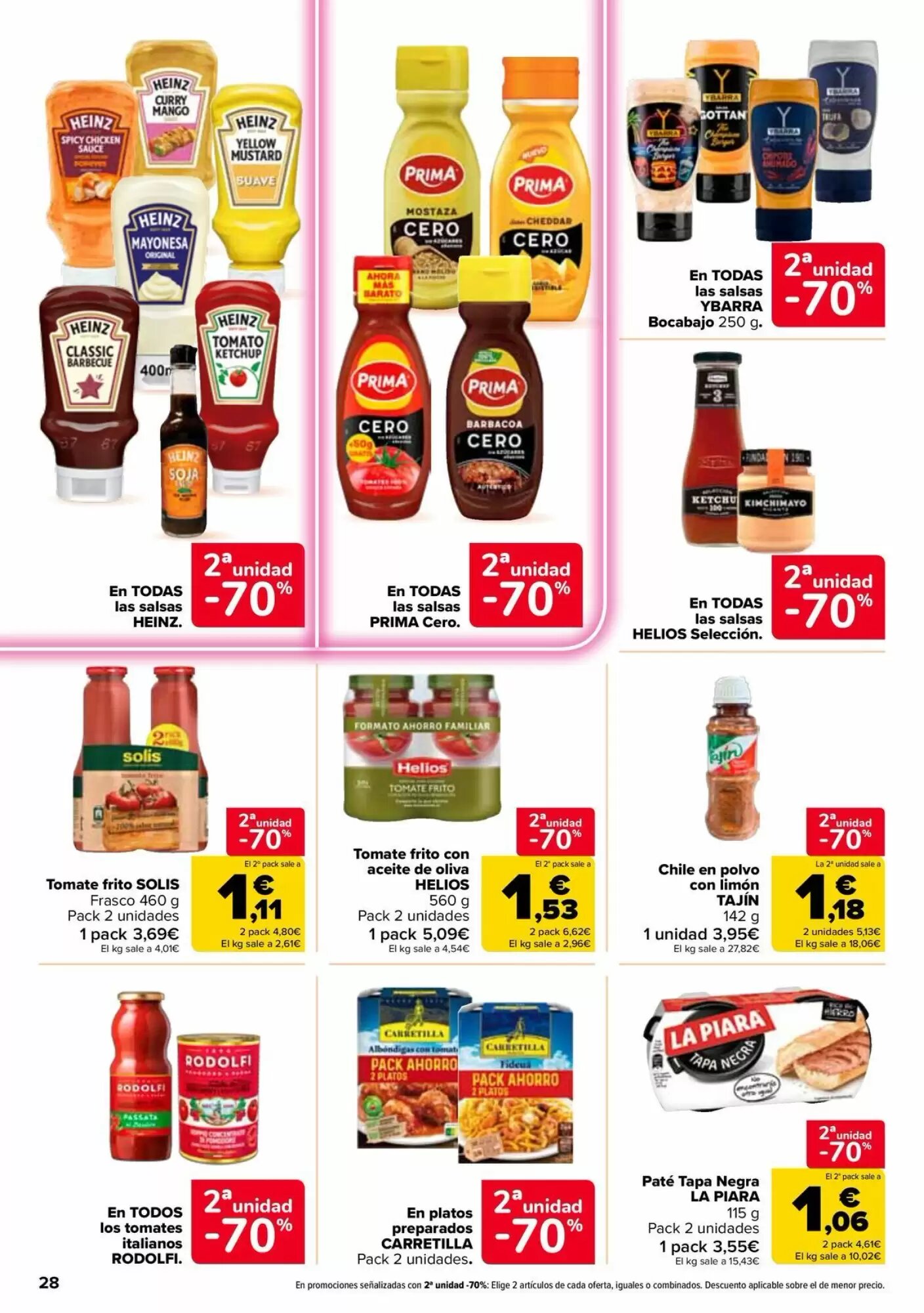 Folleto promocional de Carrefour válido desde el 28/07/2026 - Página 28.