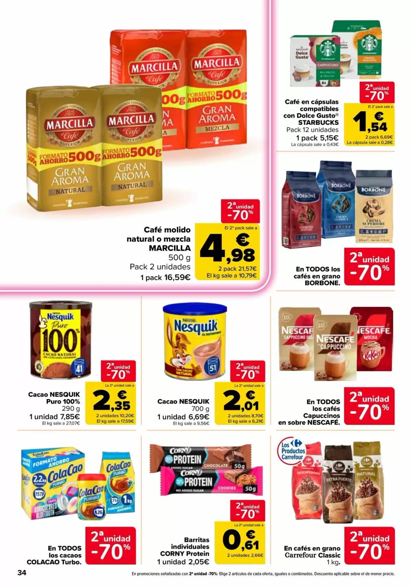 Folleto promocional de Carrefour válido desde el 28/07/2026 - Página 34.