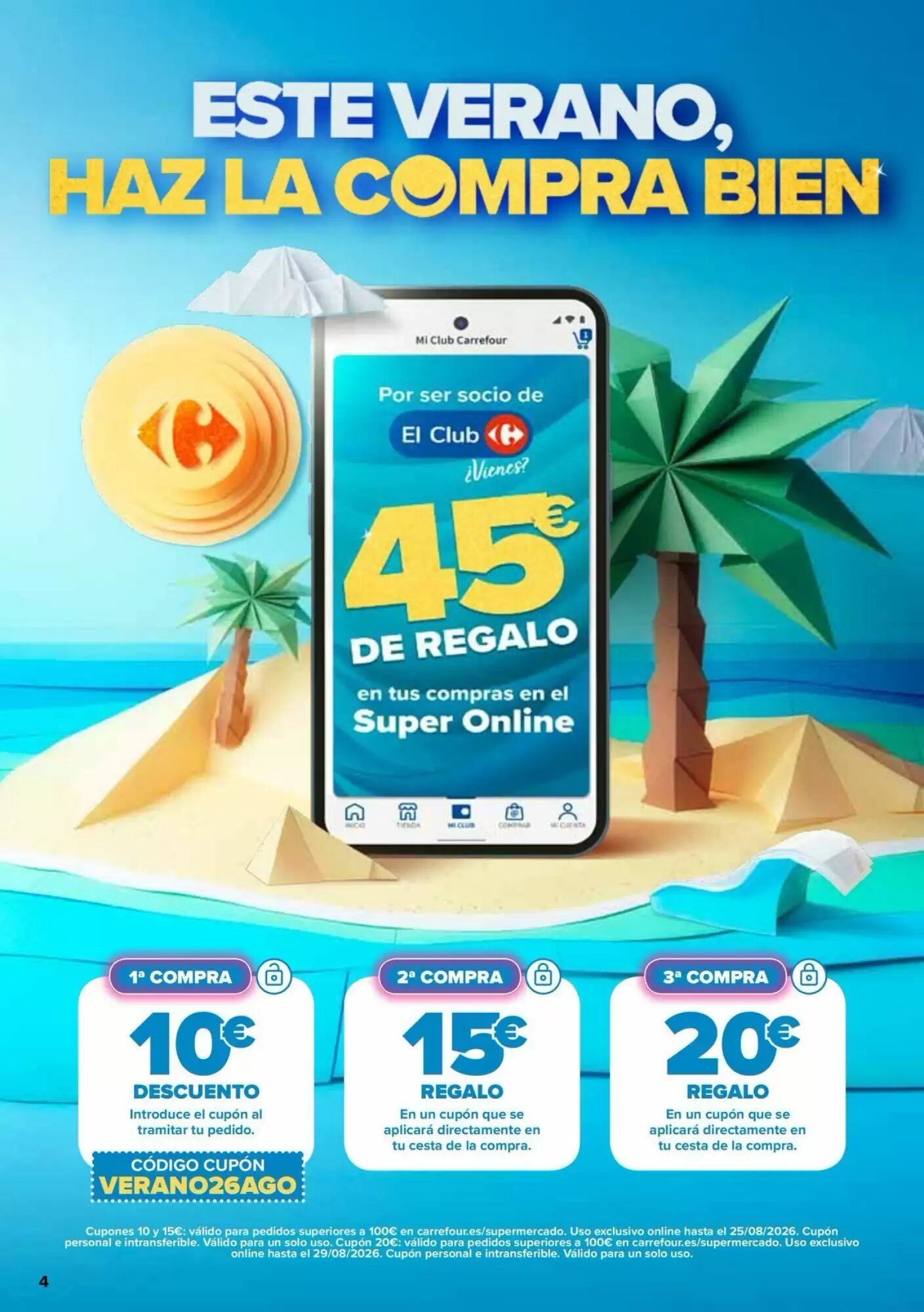 Folleto promocional de Carrefour válido desde el 28/07/2026 - Página 4.