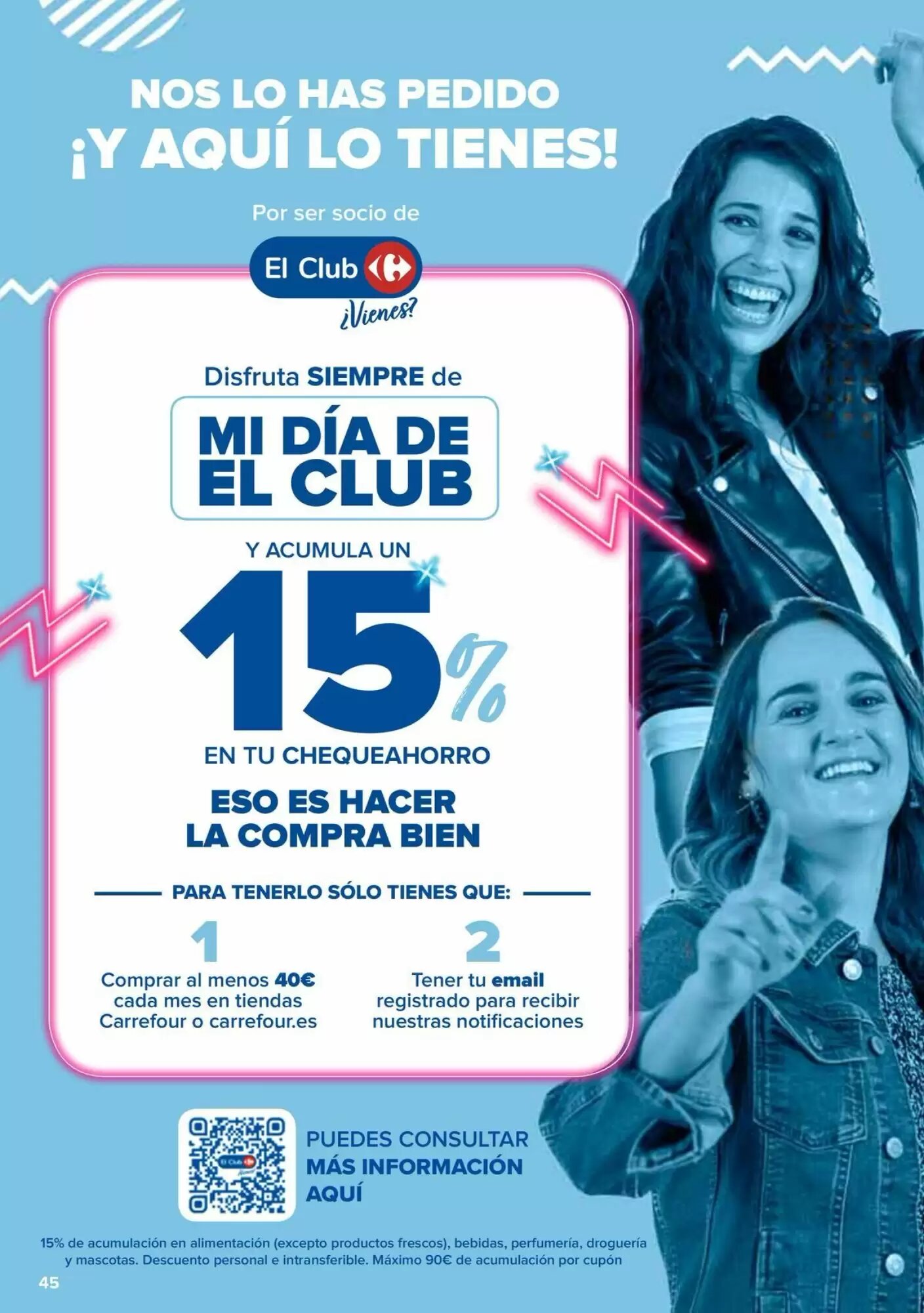 Folleto promocional de Carrefour válido desde el 28/07/2026 - Página 45.