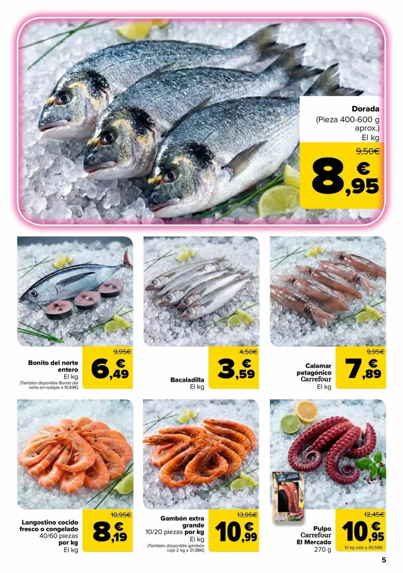 Folleto promocional de Carrefour válido desde el 28/07/2026 - Página 5.