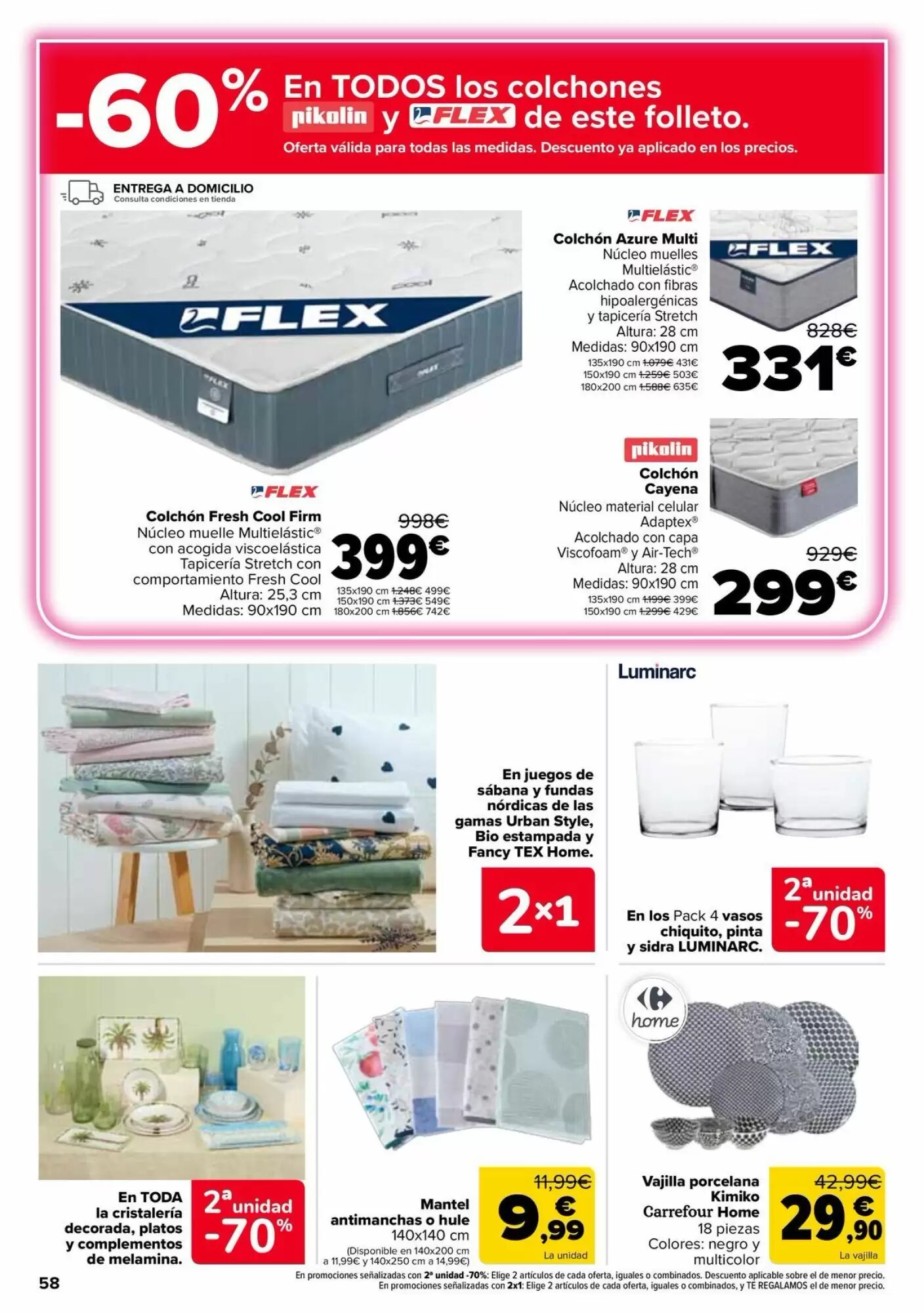 Folleto promocional de Carrefour válido desde el 28/07/2026 - Página 58.