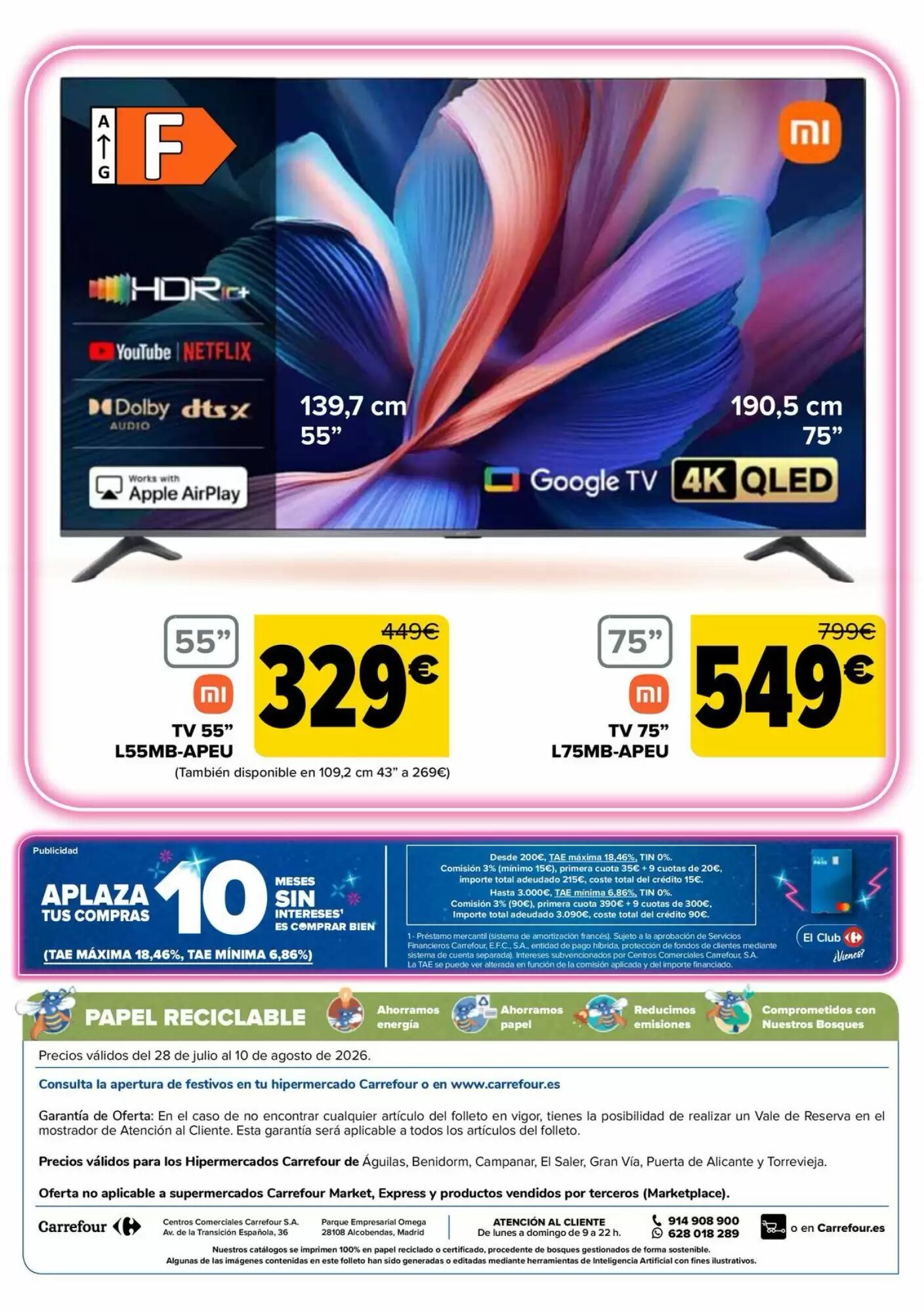 Folleto promocional de Carrefour válido desde el 28/07/2026 - Página 84.