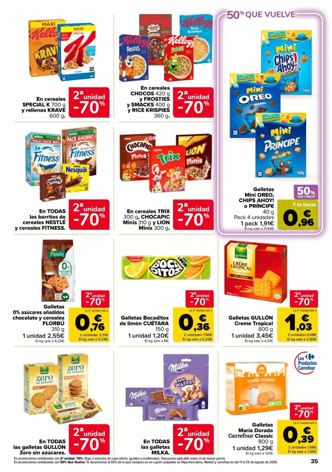 Folleto promocional de Carrefour válido desde el 28/07/2026 - Página 35.