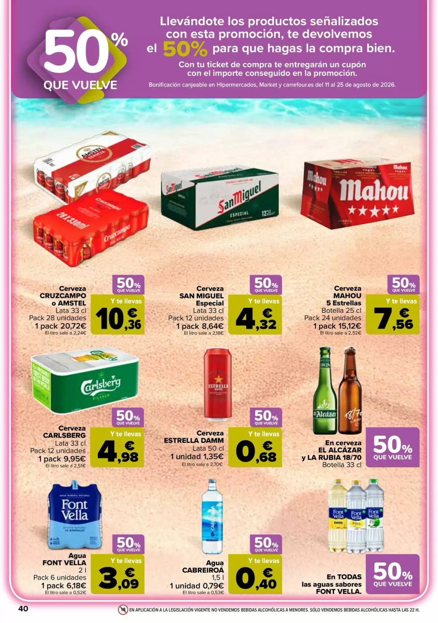 Folleto promocional de Carrefour válido desde el 28/07/2026 - Página 40.