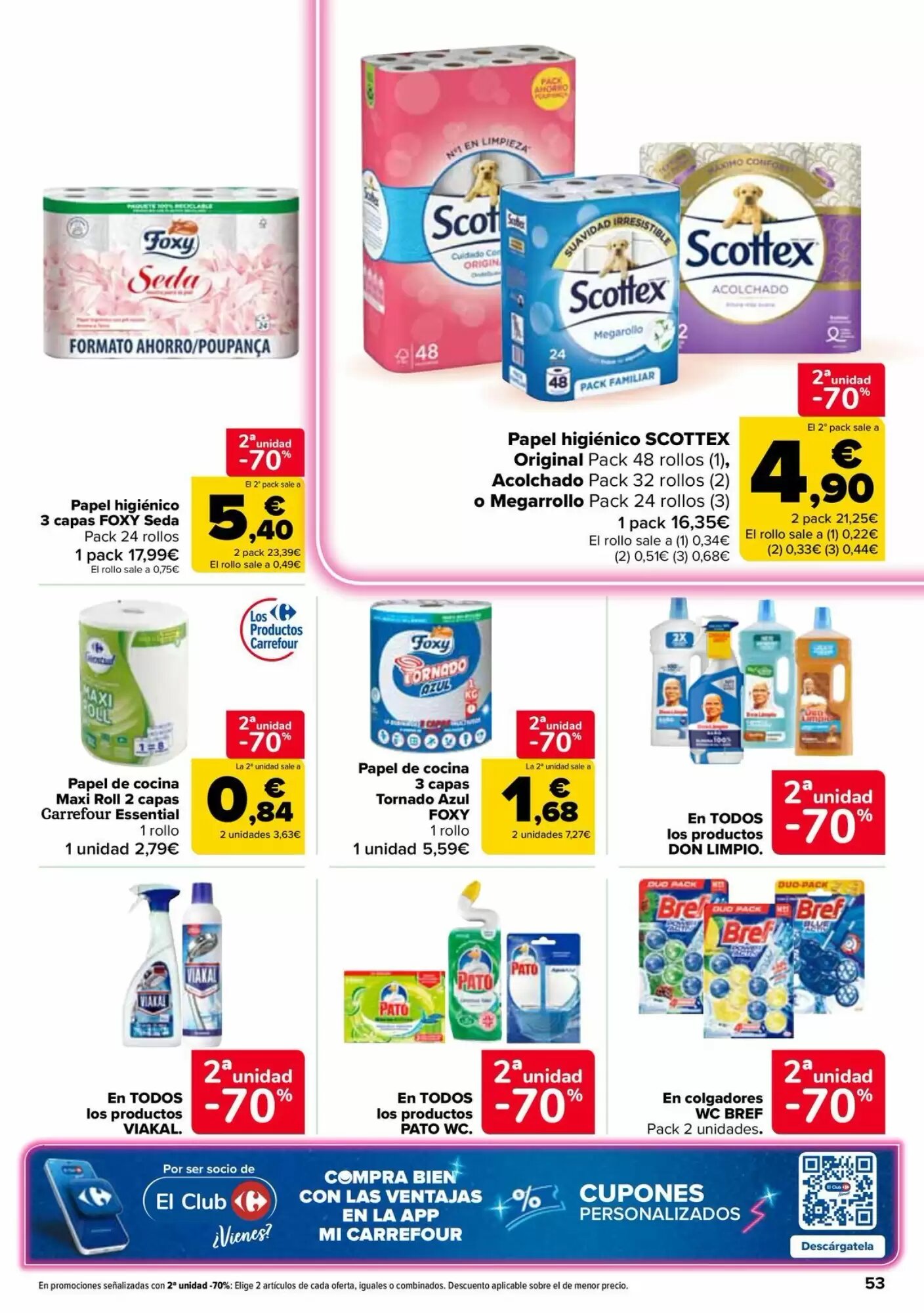 Folleto promocional de Carrefour válido desde el 28/07/2026 - Página 53.
