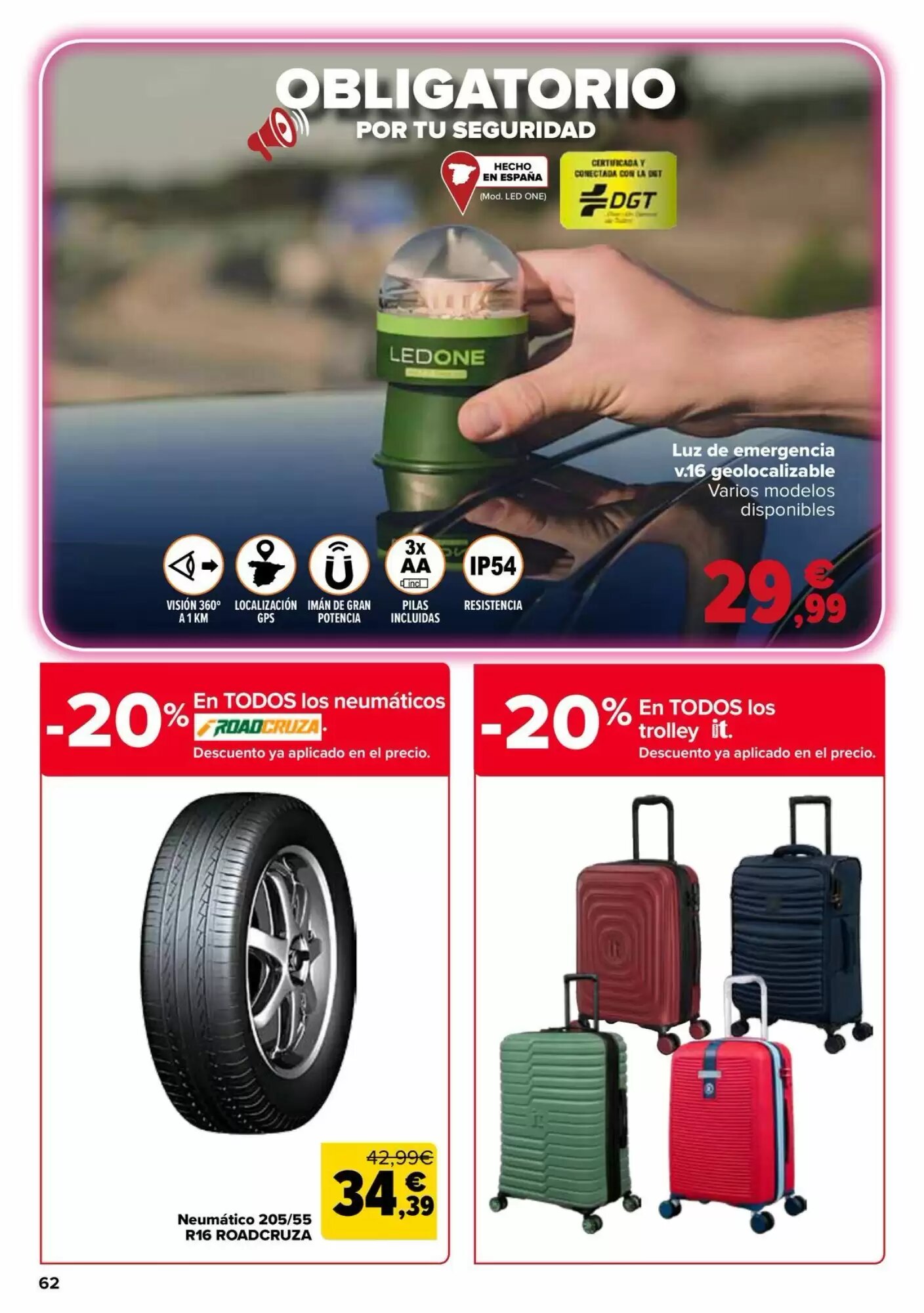 Folleto promocional de Carrefour válido desde el 28/07/2026 - Página 62.