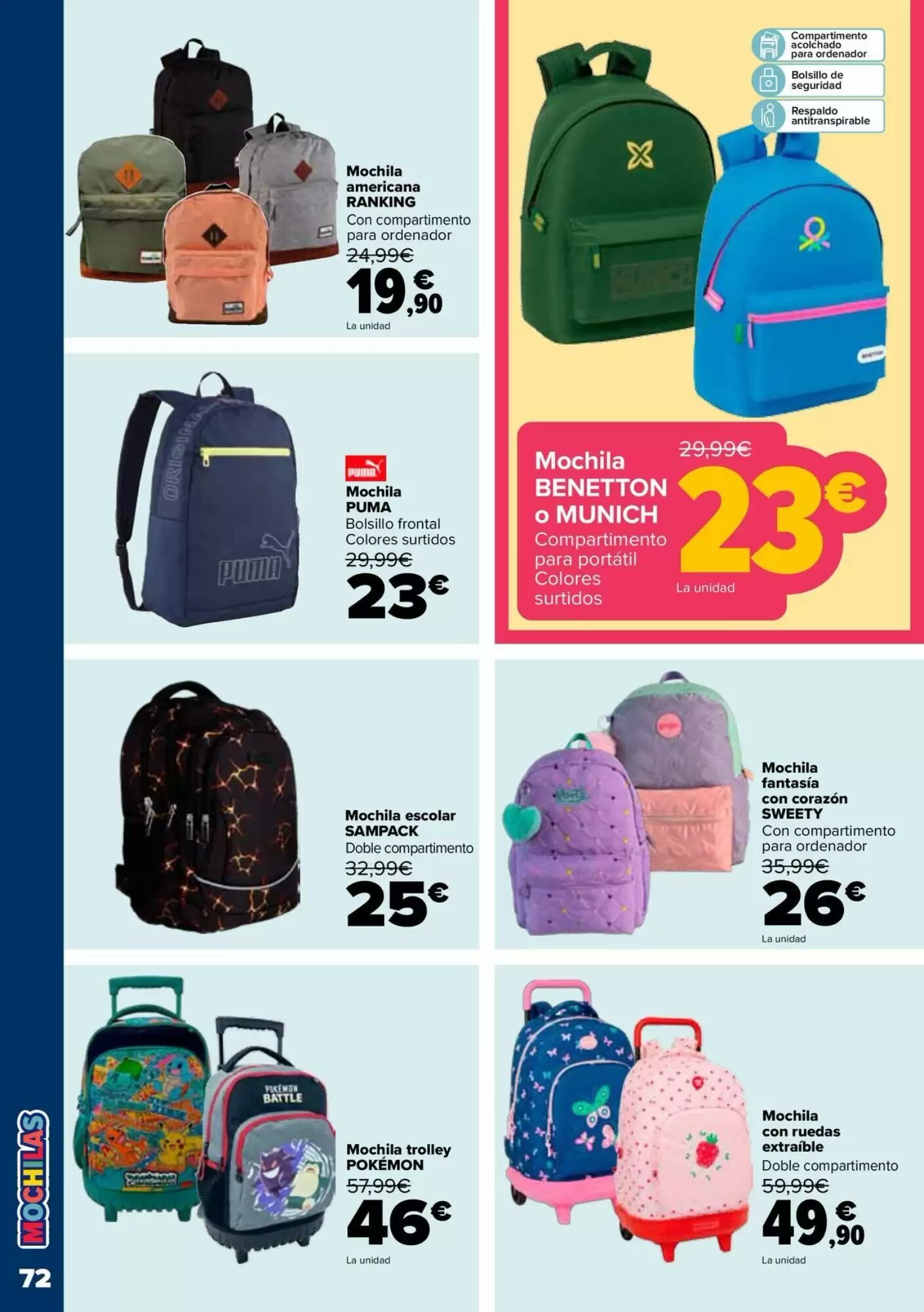 Folleto promocional de Carrefour válido desde el 28/07/2026 - Página 72.