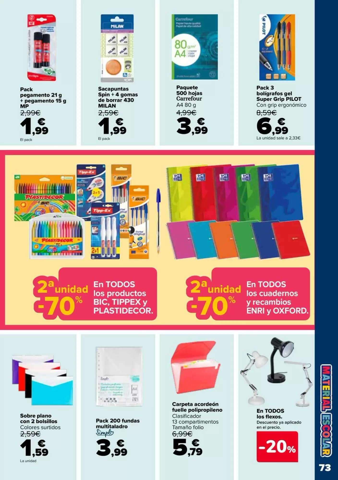 Folleto promocional de Carrefour válido desde el 28/07/2026 - Página 73.