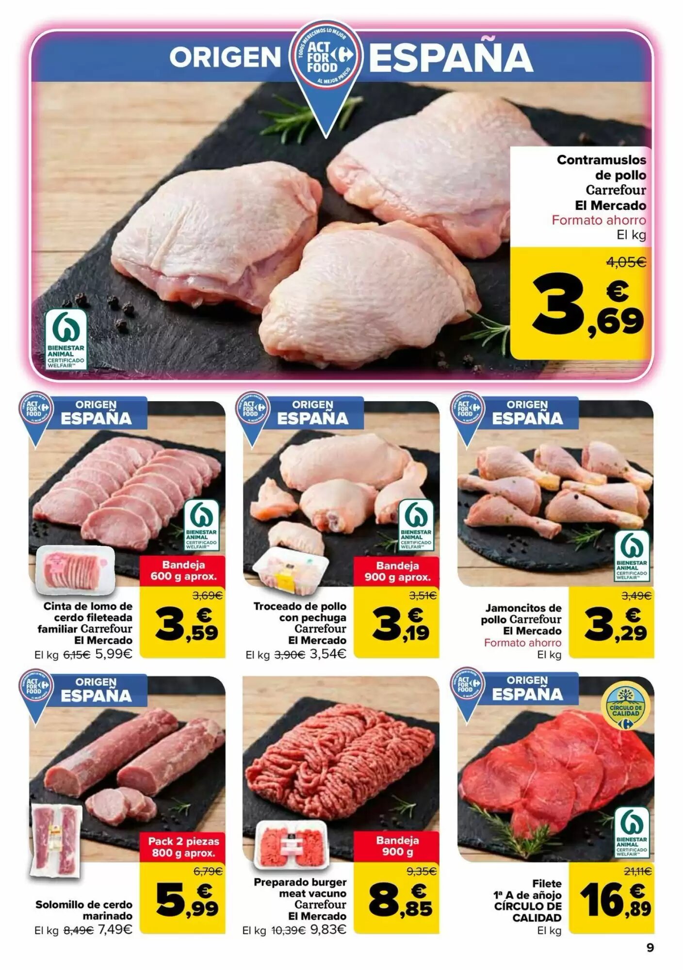 Folleto promocional de Carrefour válido desde el 28/07/2026 - Página 9.