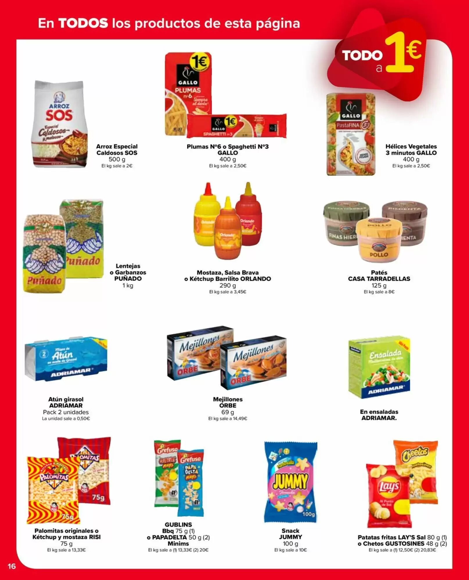 Folleto promocional de Carrefour Market válido desde el 28/07/2026 - Página 16.