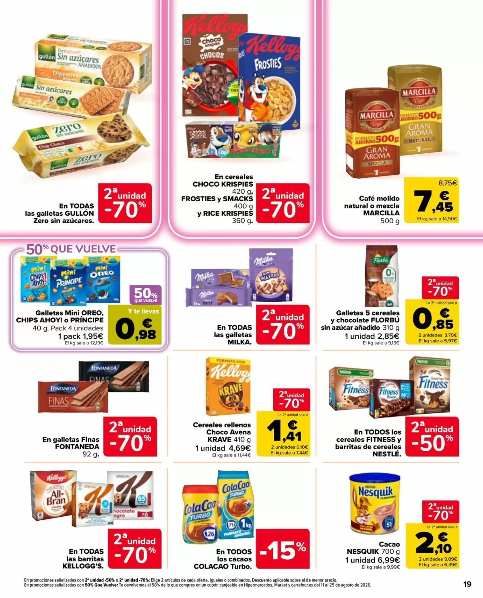 Folleto promocional de Carrefour Market válido desde el 28/07/2026 - Página 19.