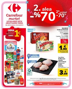 Folleto promocional de Carrefour Market válido desde el 28/07/2026
