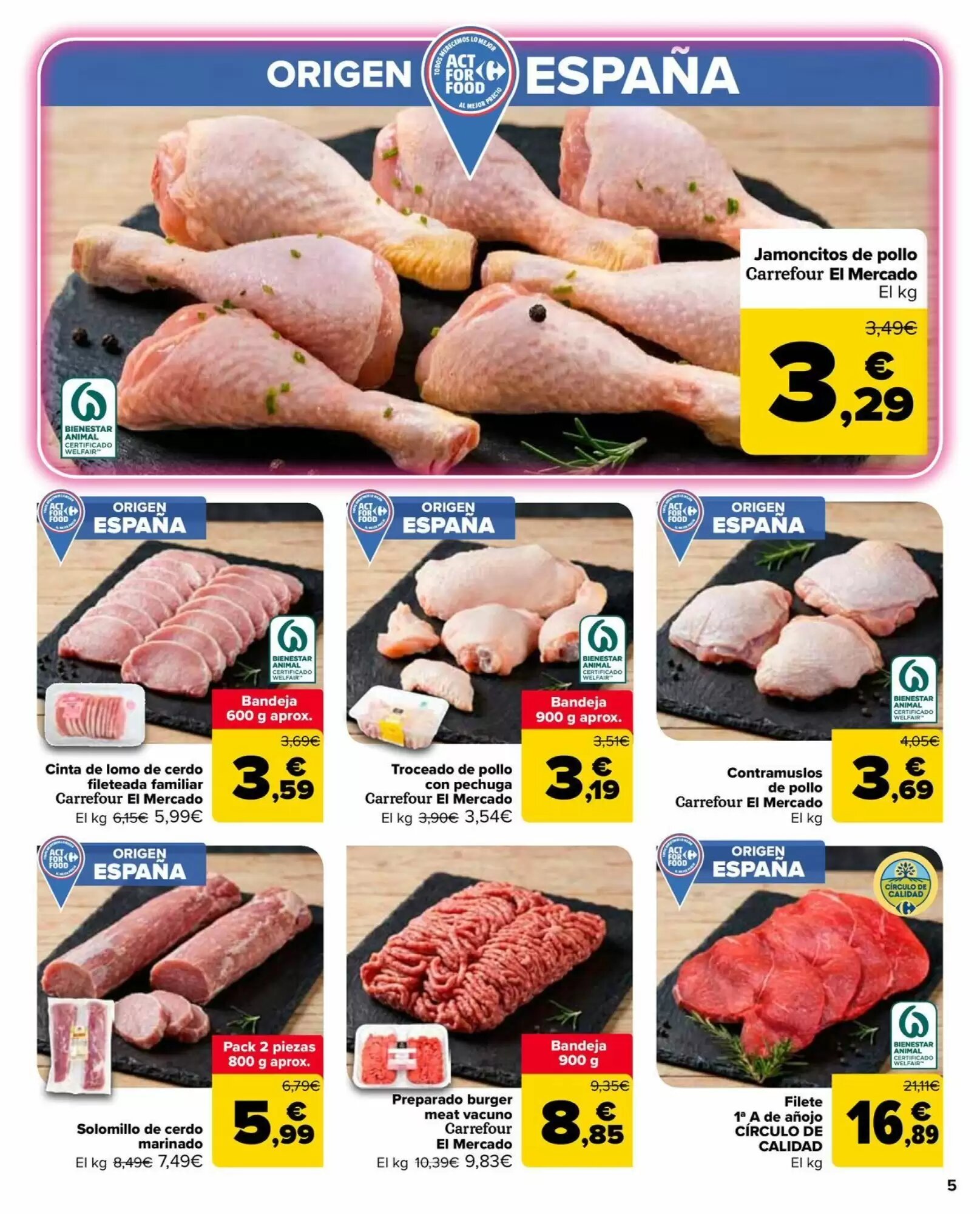 Folleto promocional de Carrefour Market válido desde el 28/07/2026 - Página 5.