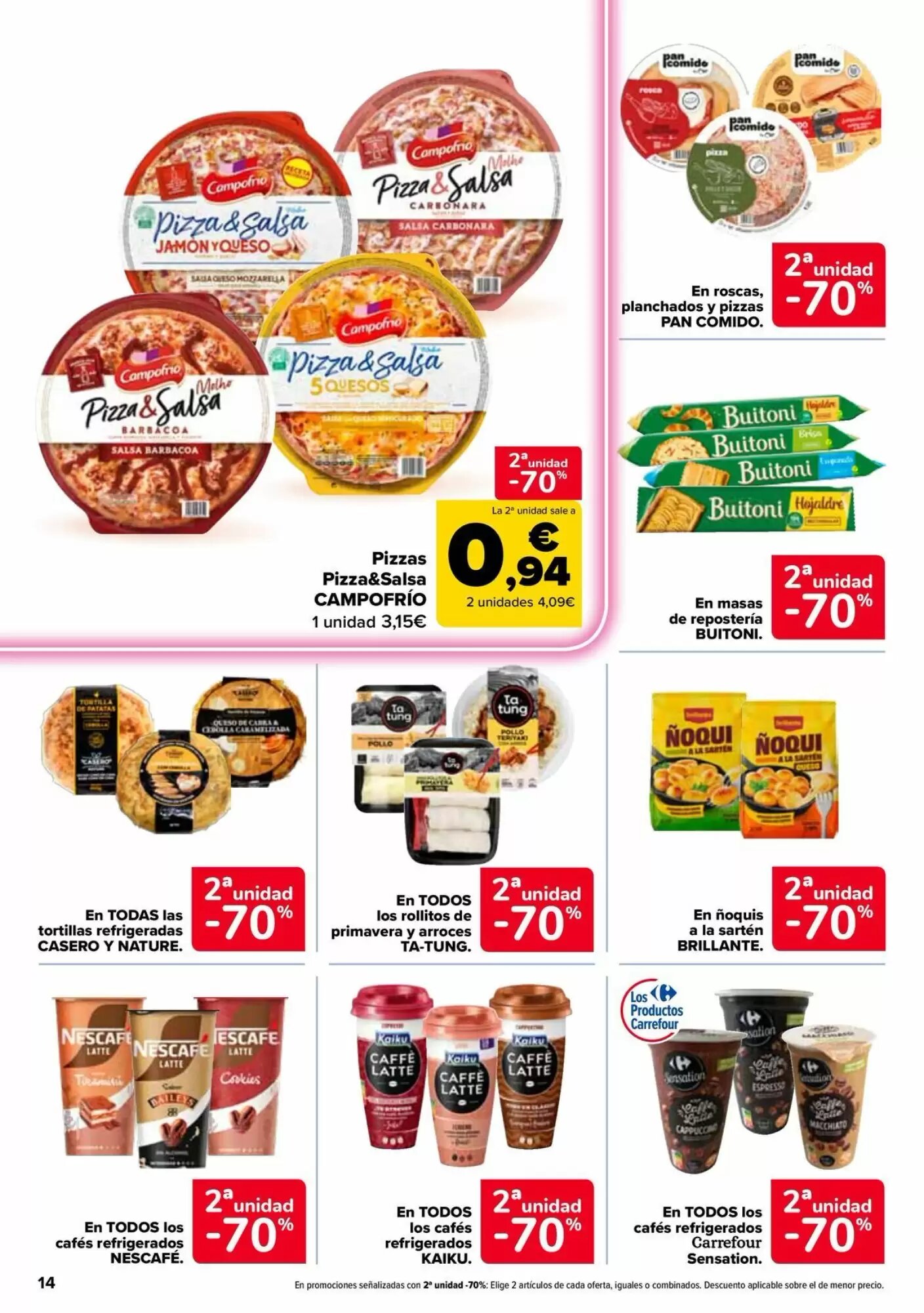 Folleto promocional de Carrefour válido desde el 28/07/2026 - Página 14.