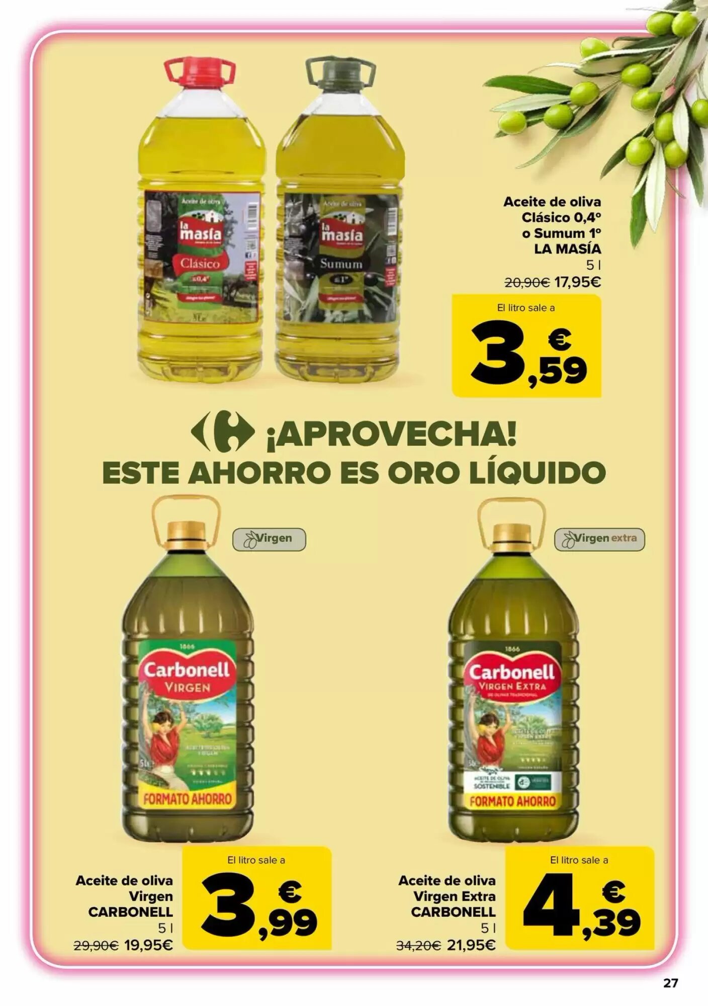 Folleto promocional de Carrefour válido desde el 28/07/2026 - Página 27.