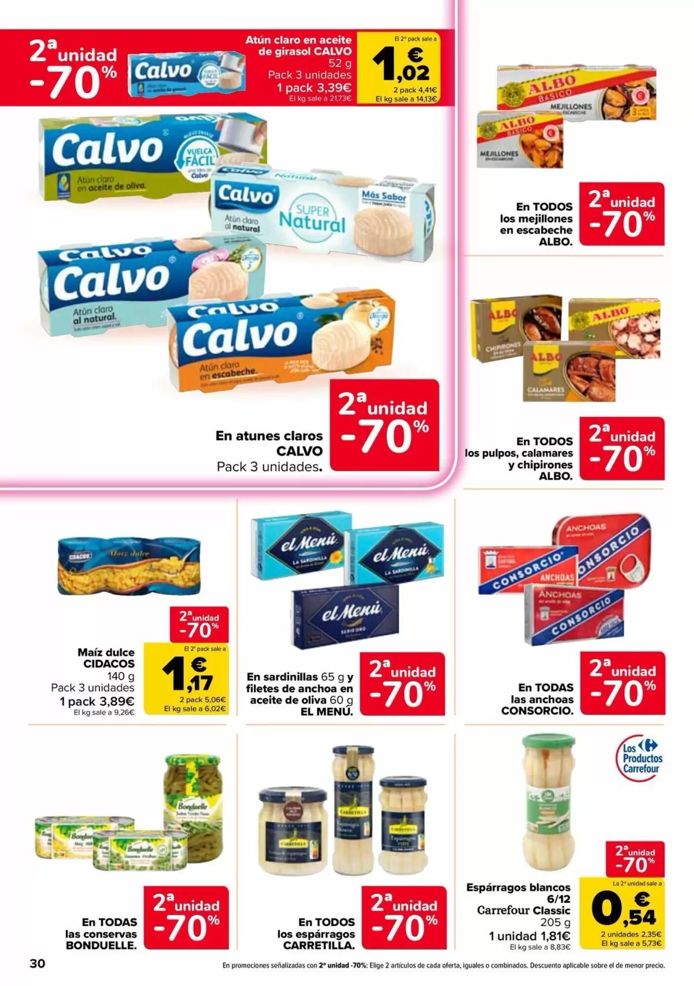 Folleto promocional de Carrefour válido desde el 28/07/2026 - Página 30.