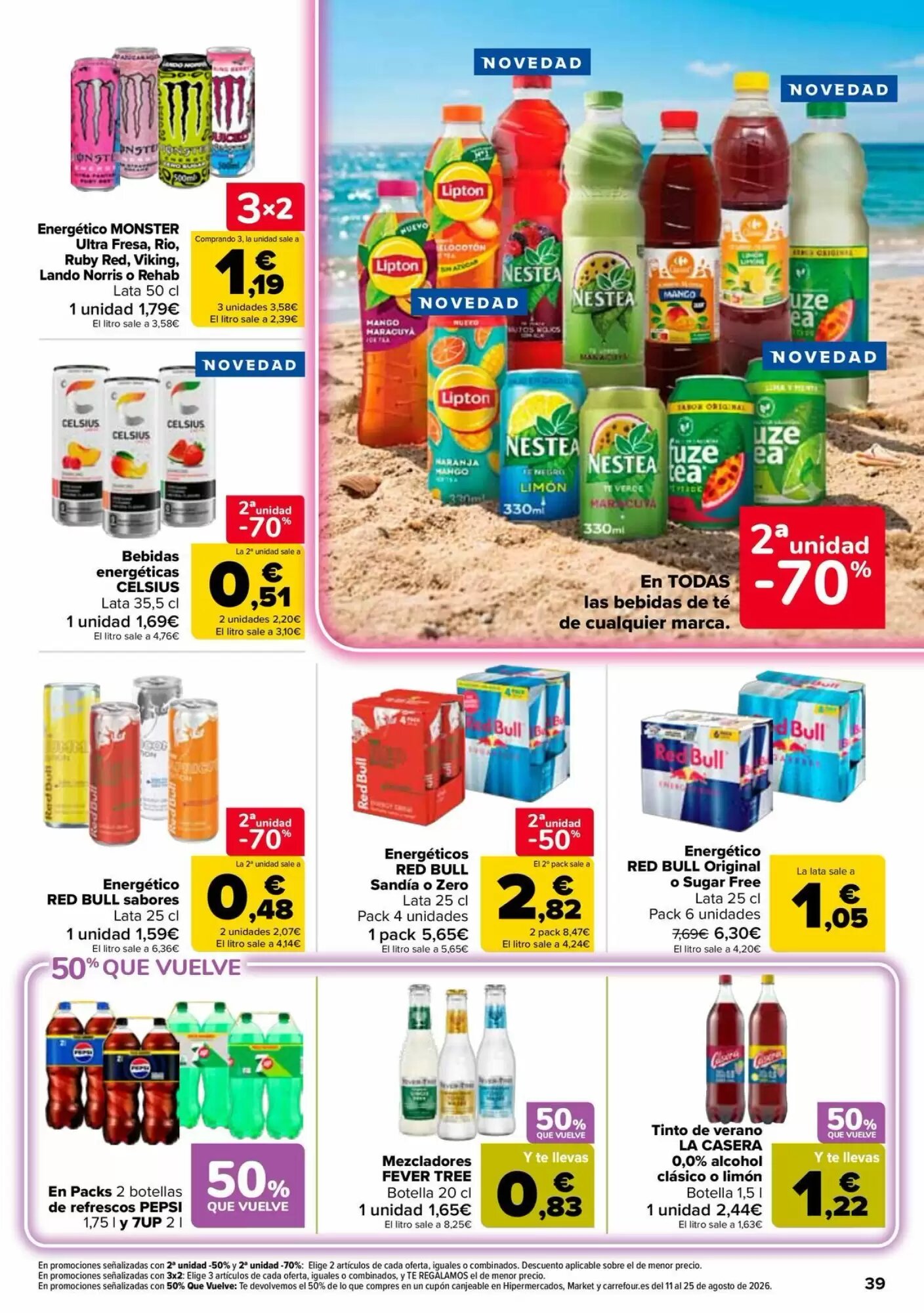 Folleto promocional de Carrefour válido desde el 28/07/2026 - Página 39.