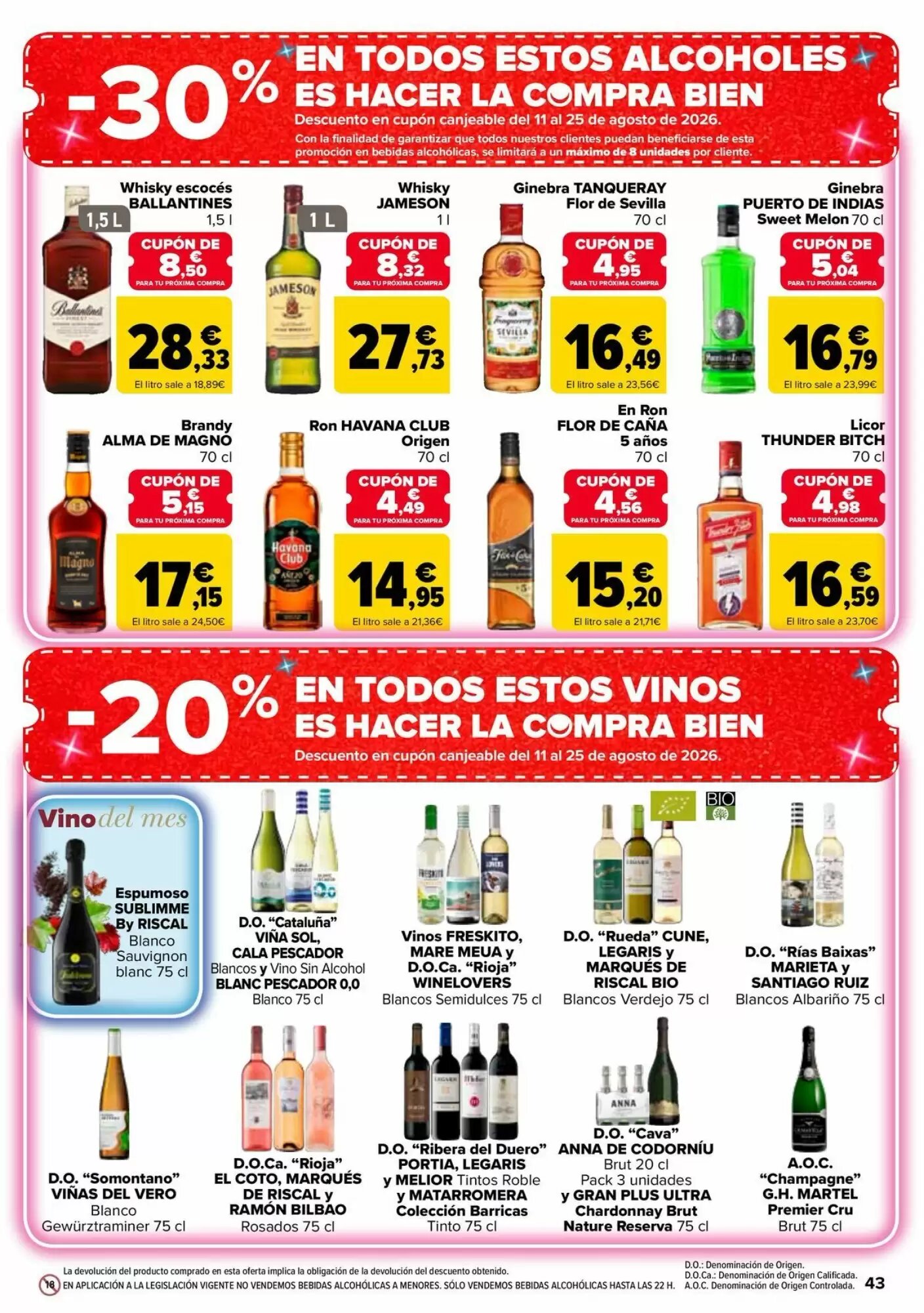Folleto promocional de Carrefour válido desde el 28/07/2026 - Página 43.