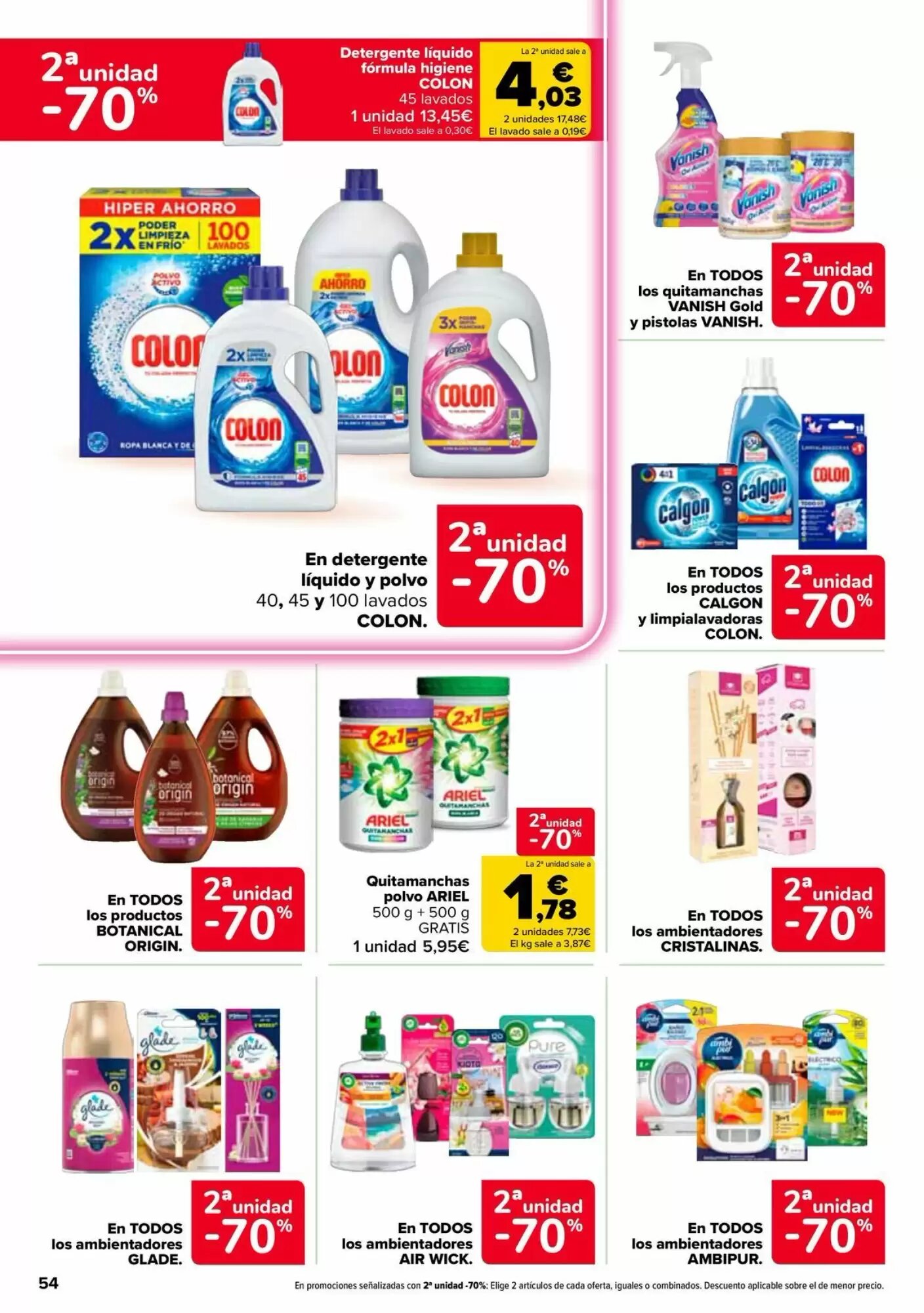 Folleto promocional de Carrefour válido desde el 28/07/2026 - Página 54.