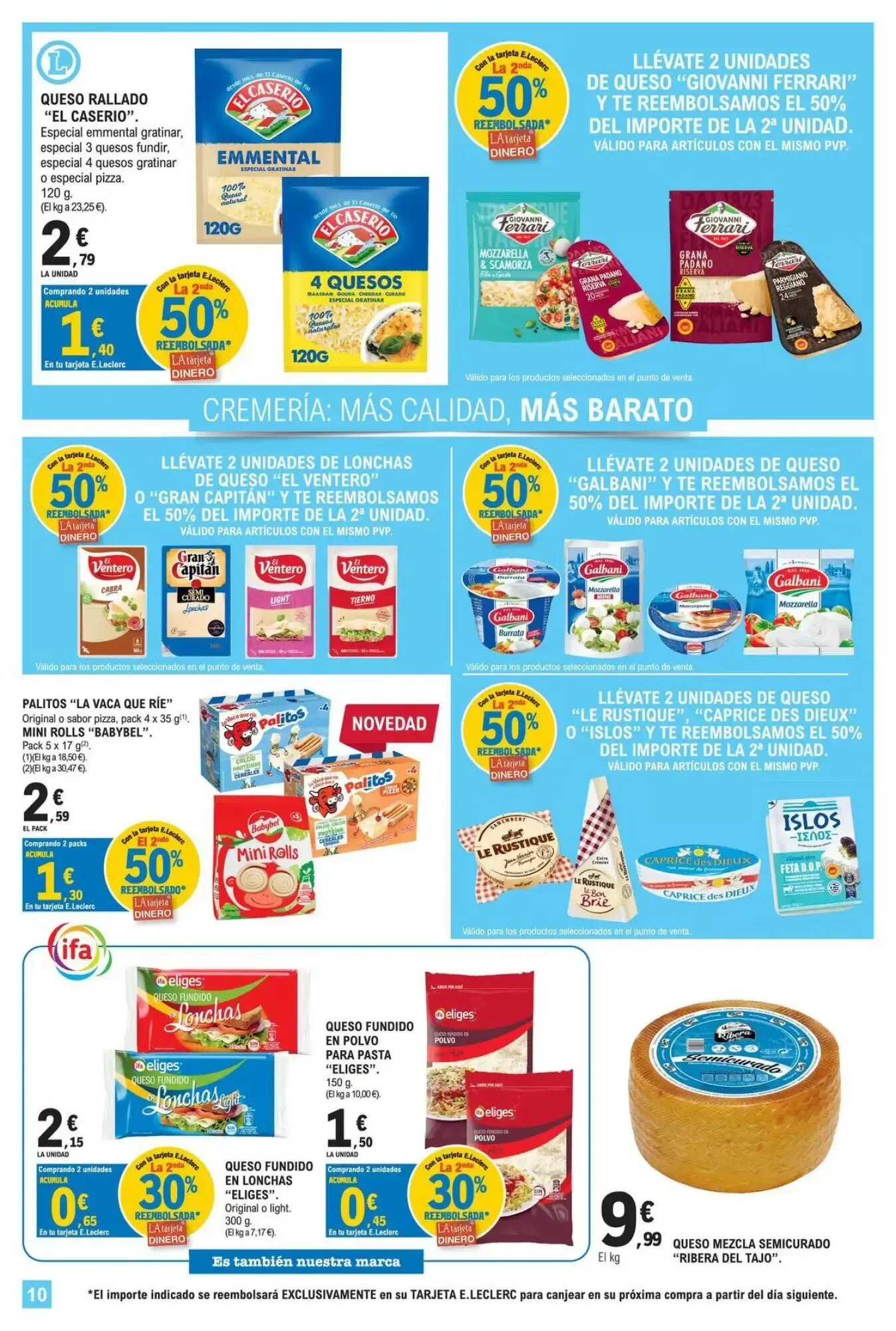Folleto promocional de E.Leclerc válido desde el 28/07/2026 - Página 10.