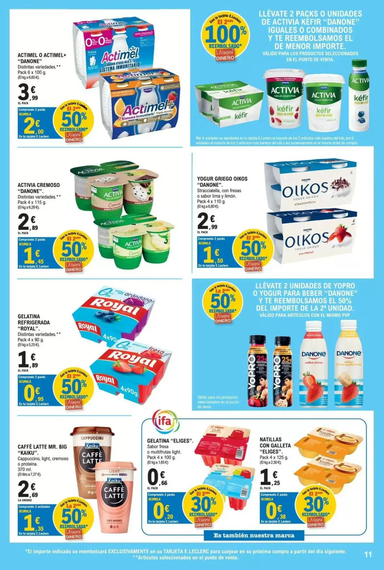 Folleto promocional de E.Leclerc válido desde el 28/07/2026 - Página 11.
