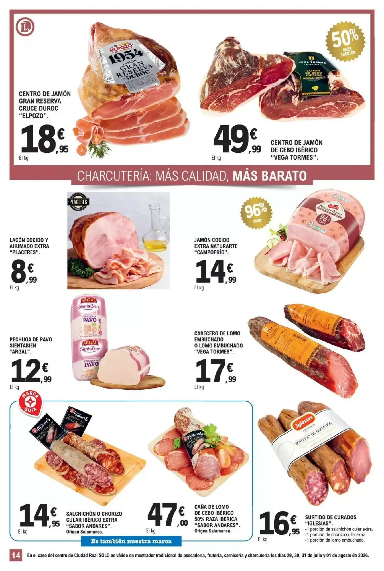 Folleto promocional de E.Leclerc válido desde el 28/07/2026 - Página 14.