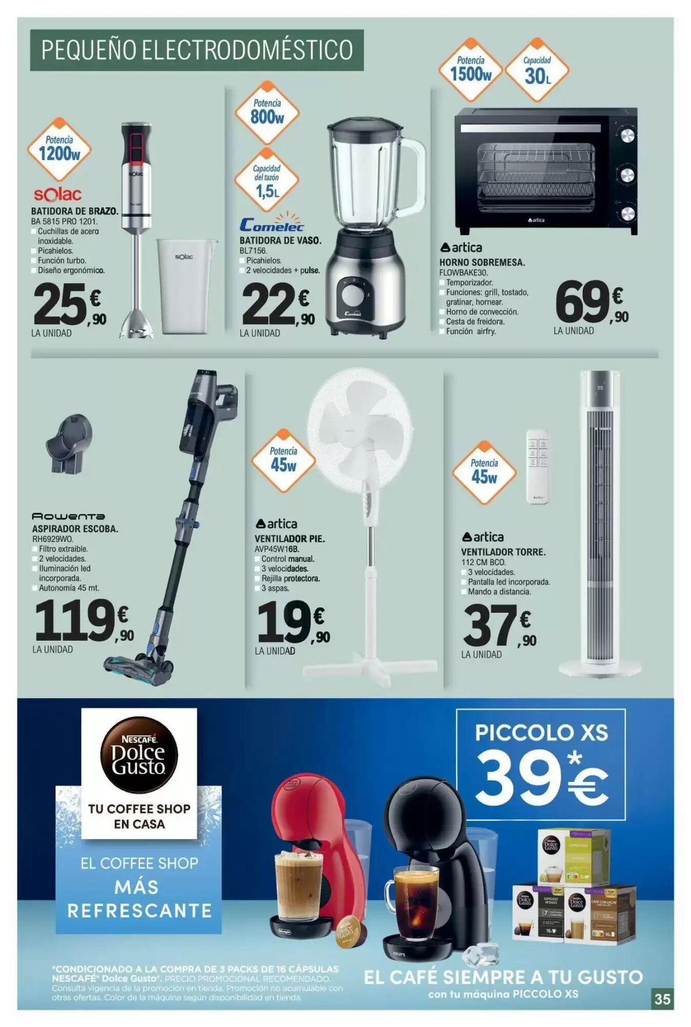 Folleto promocional de E.Leclerc válido desde el 28/07/2026 - Página 35.