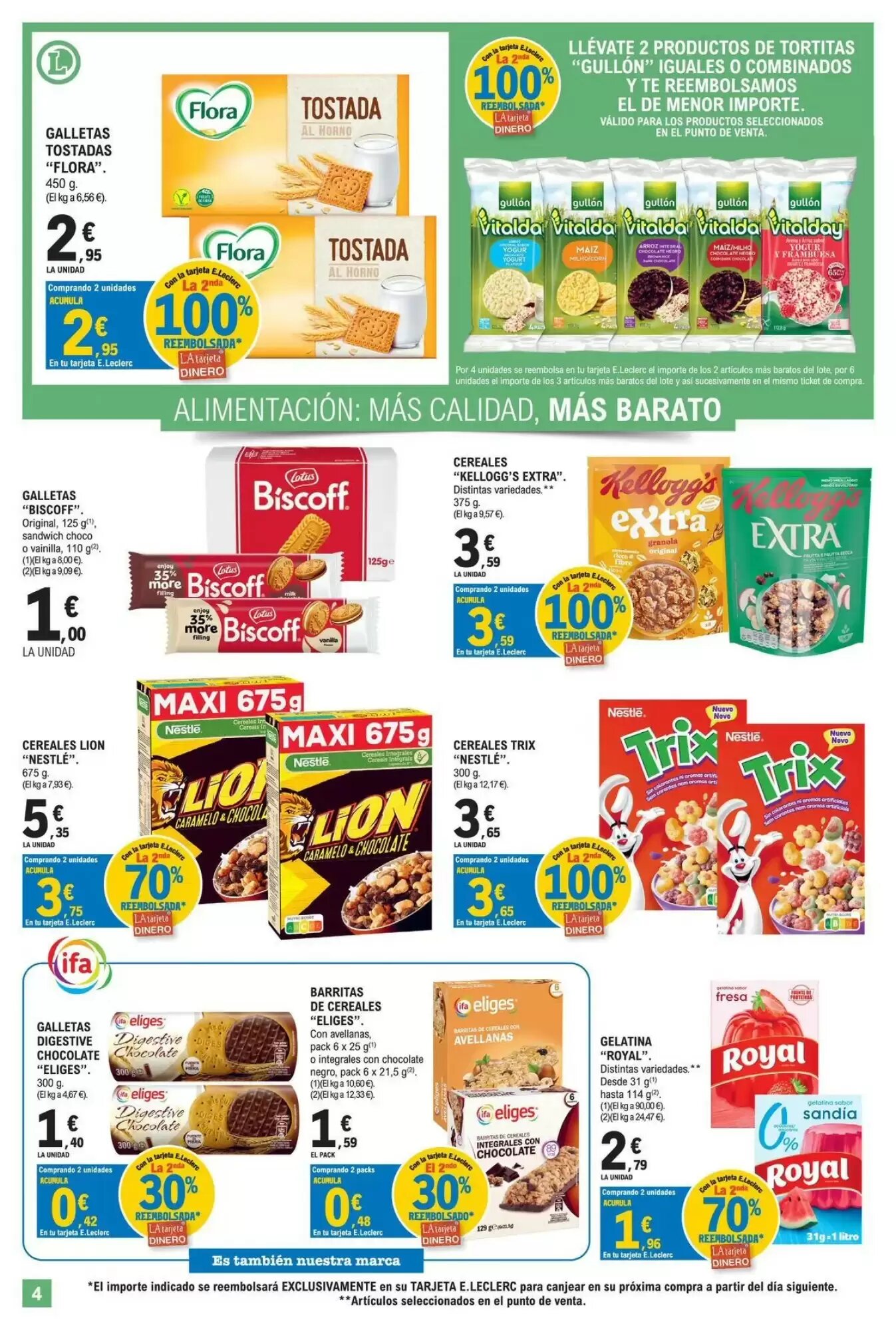 Folleto promocional de E.Leclerc válido desde el 28/07/2026 - Página 4.