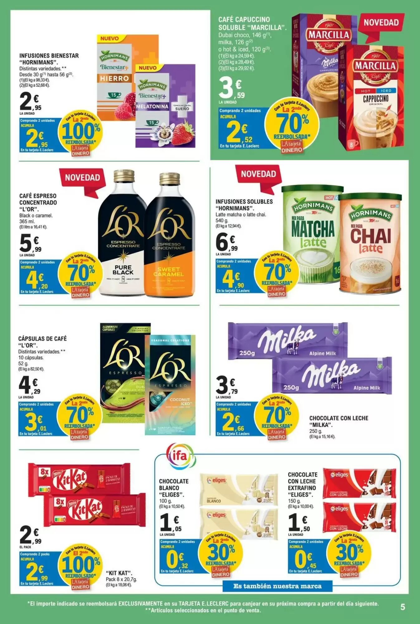 Folleto promocional de E.Leclerc válido desde el 28/07/2026 - Página 5.