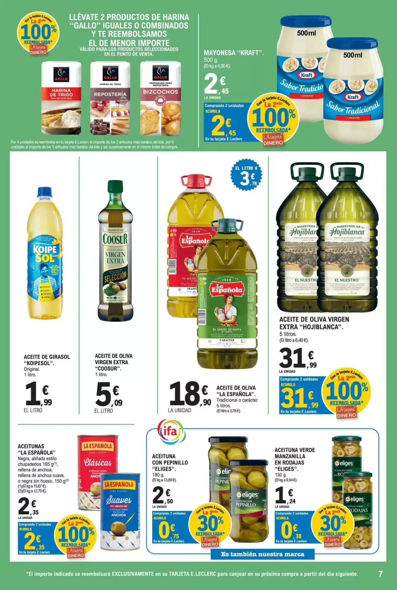 Folleto promocional de E.Leclerc válido desde el 28/07/2026 - Página 7.