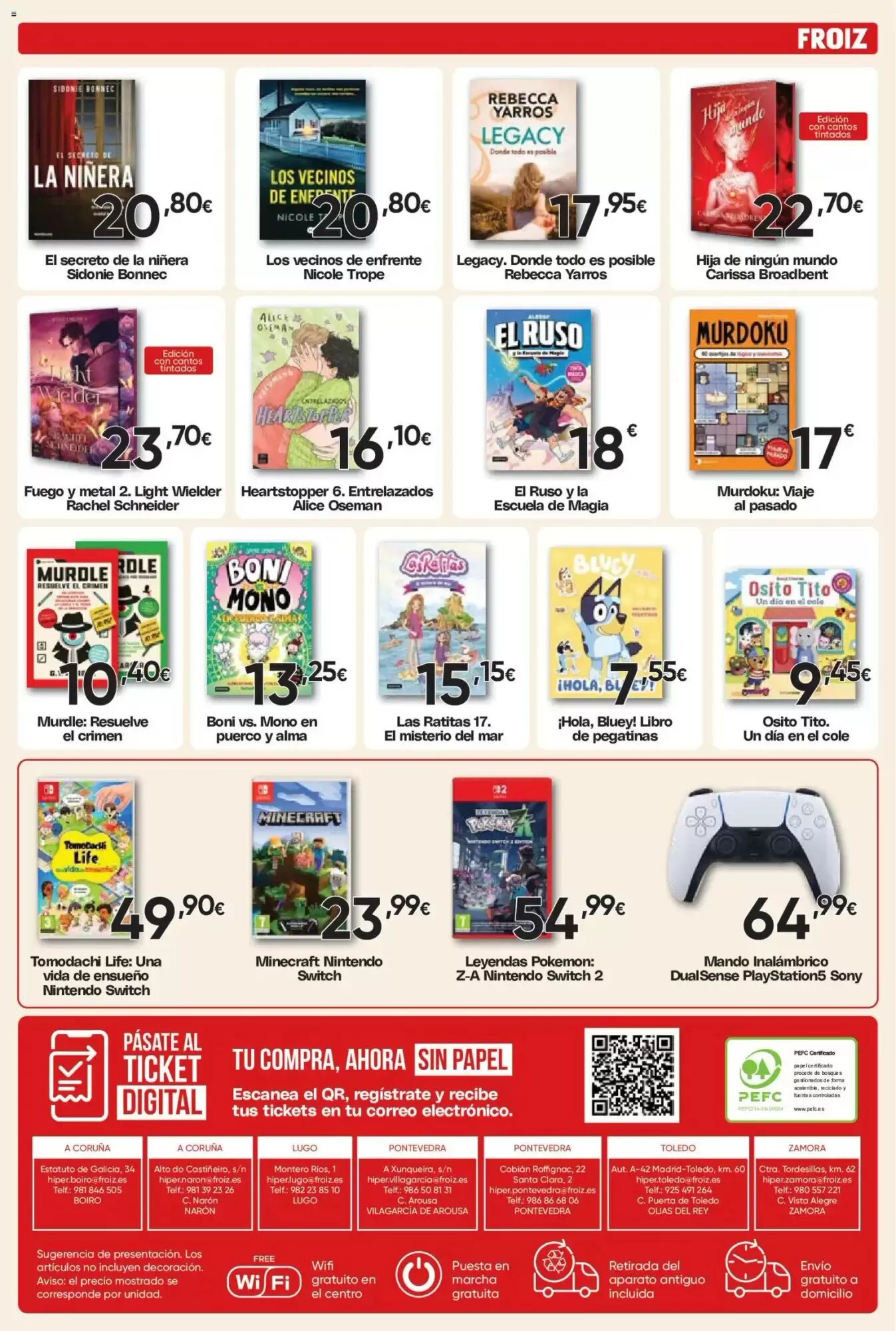 Folleto promocional de FROIZ válido desde el 28/07/2026 - Página 12.